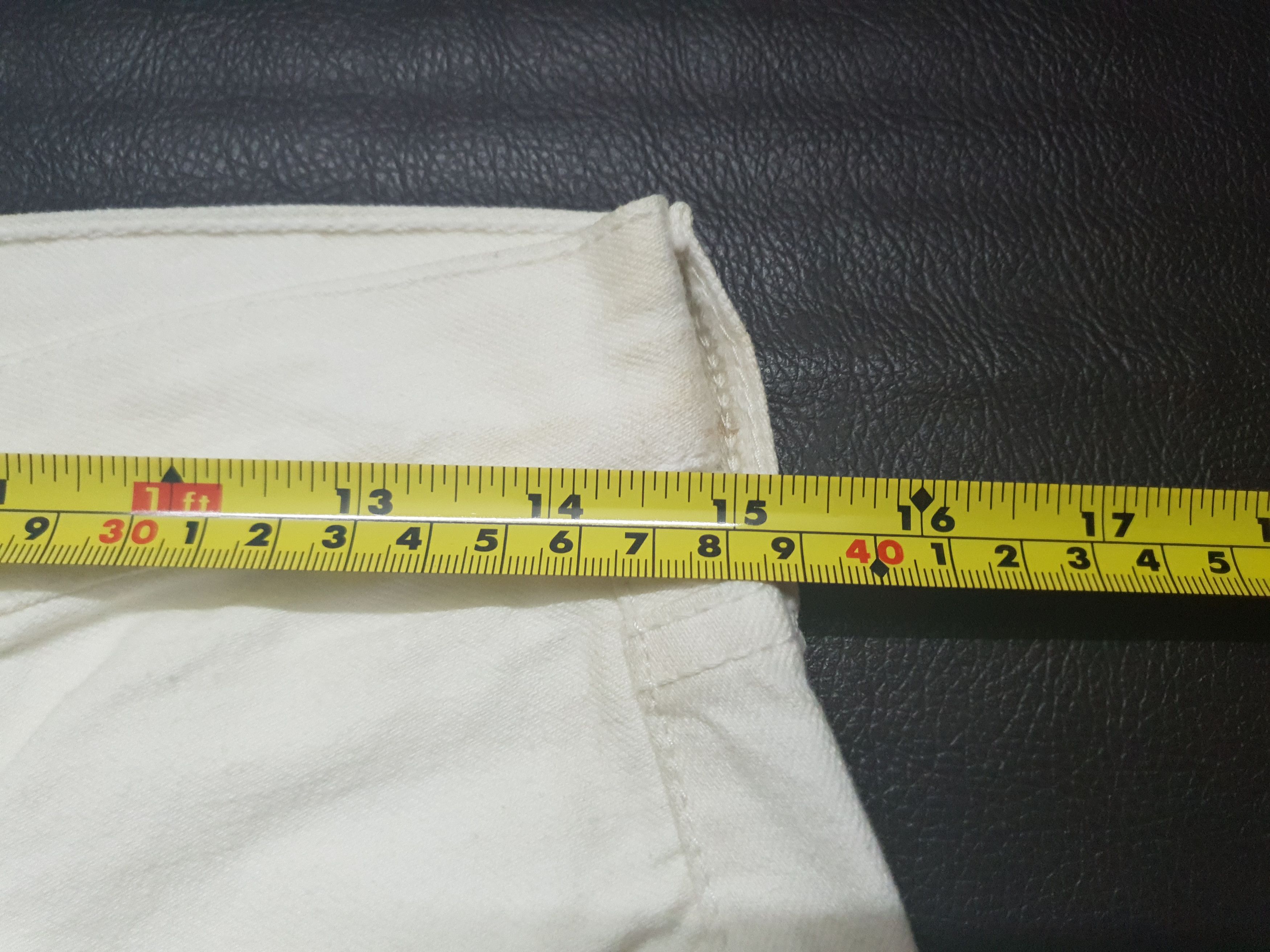 Levi's × Levi's Vintage Clothing Levis 501 Vintage 90s White Jeans Size US 29 - 11 Thumbnail