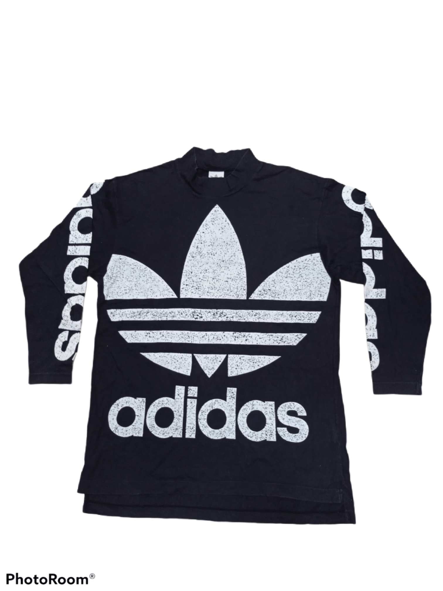 Vintage Adidas Trefoil Big Logo T Shirt Descente Japan - Main Image