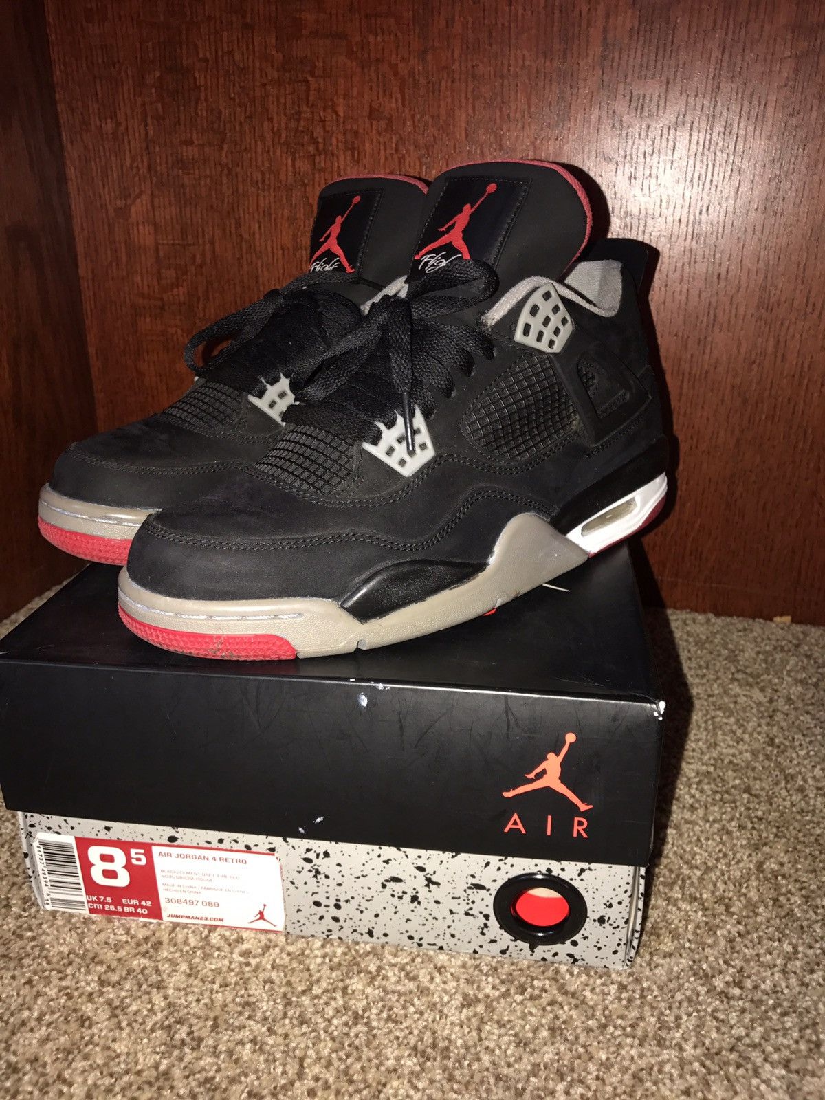 Jordan Brand Air Jordan Retro IV (4) Bred | Grailed