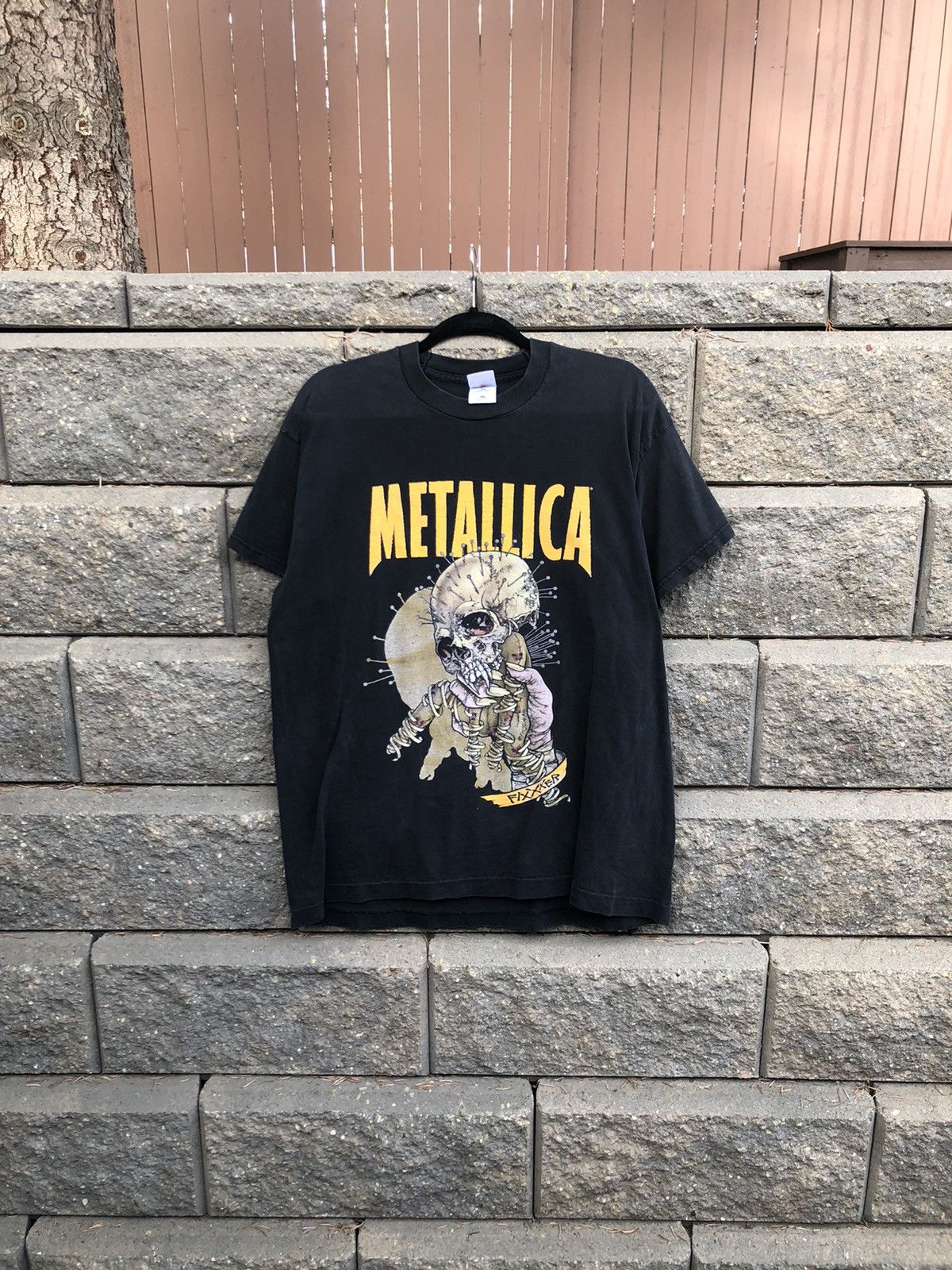 Metallica × Rock Tees × Vintage 1998 Metallica Pushead Vintage T 