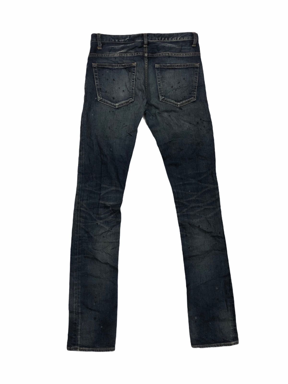 If Six Was Nine Japanese Brand Lounge Lizard Skinny Painter jeans Size US 29 - 2 Thumbnail