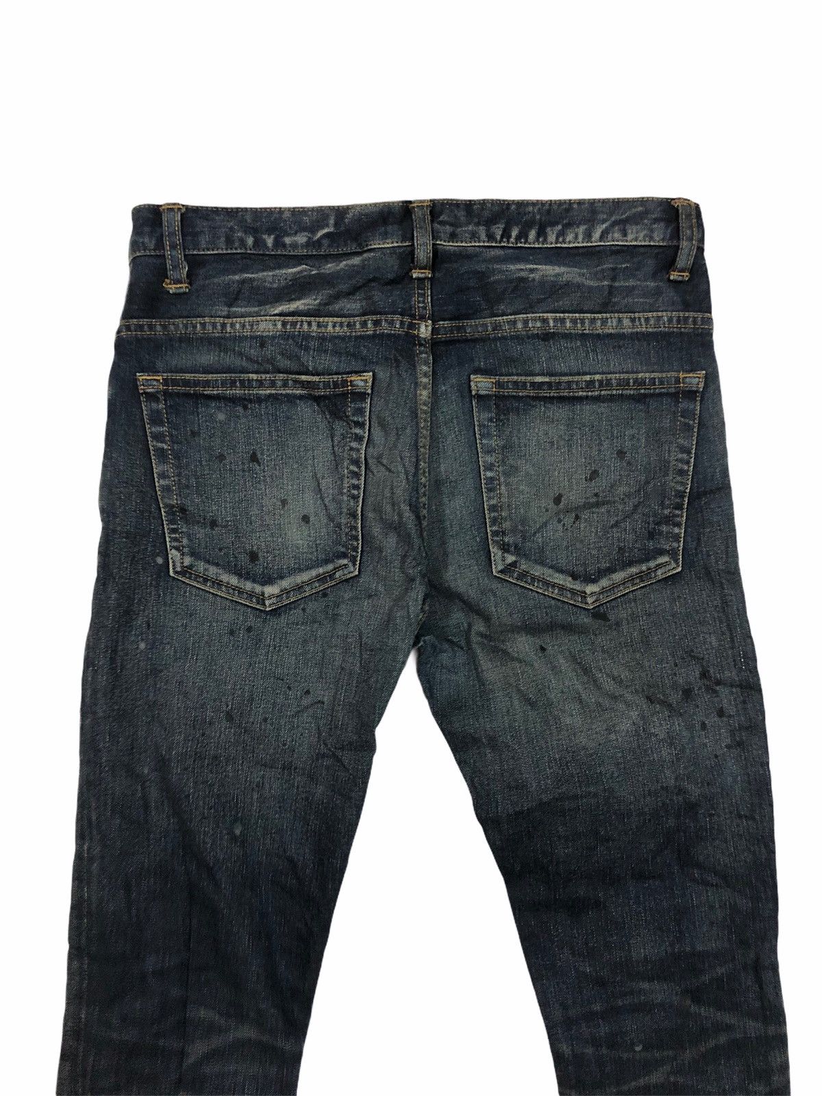 If Six Was Nine Japanese Brand Lounge Lizard Skinny Painter jeans Size US 29 - 5 Thumbnail