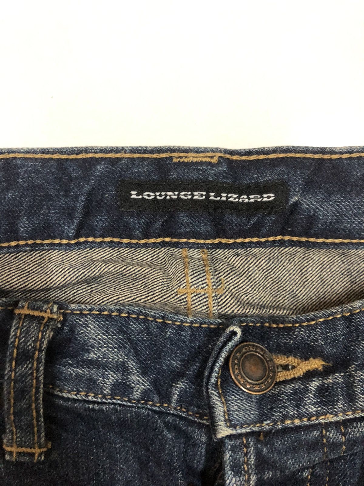 If Six Was Nine Japanese Brand Lounge Lizard Skinny Painter jeans Size US 29 - 7 Thumbnail