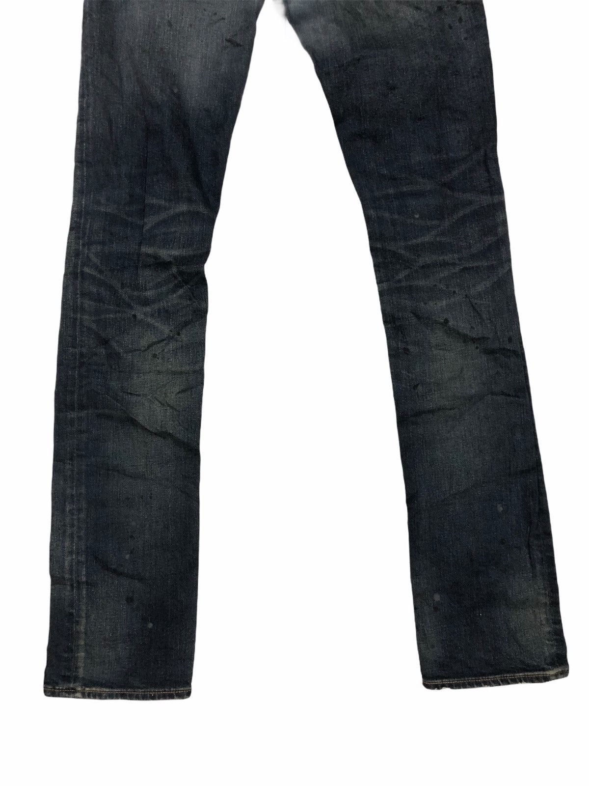 If Six Was Nine Japanese Brand Lounge Lizard Skinny Painter jeans Size US 29 - 6 Thumbnail