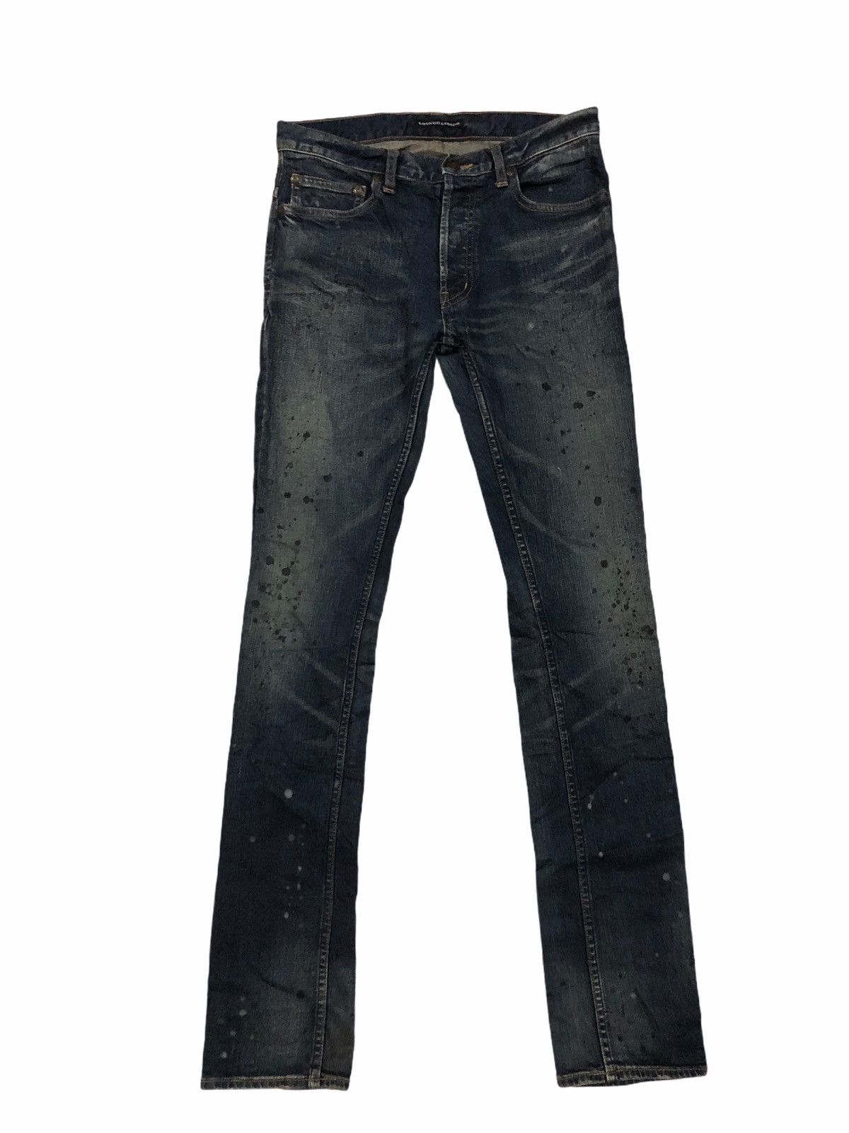 If Six Was Nine Japanese Brand Lounge Lizard Skinny Painter jeans Size US 29 - 1 Thumbnail