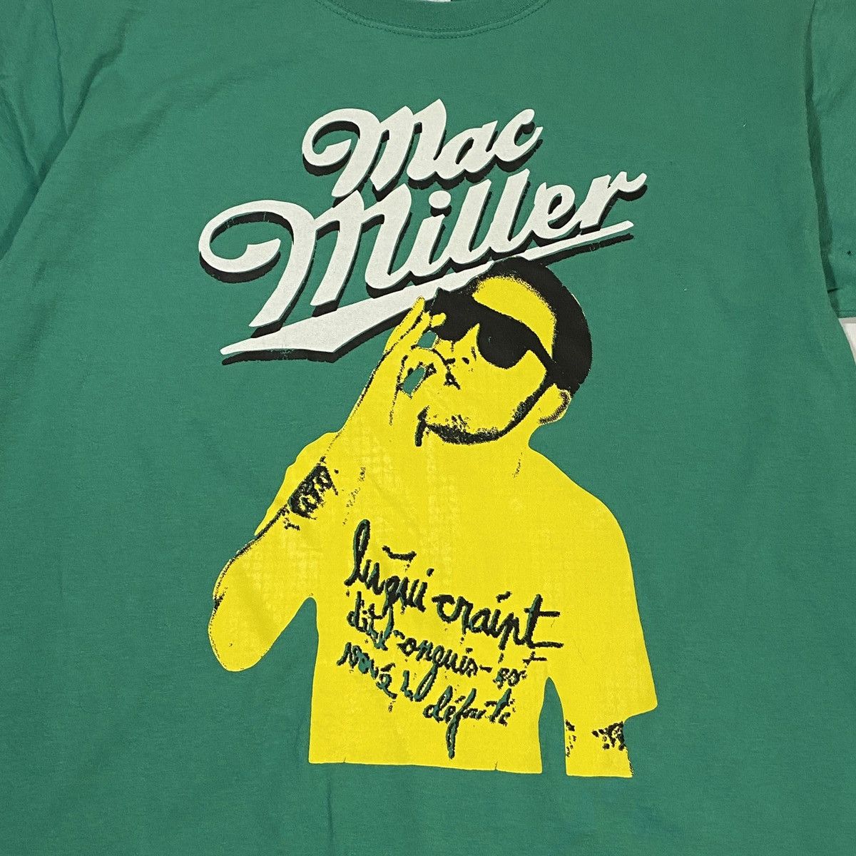 Rap Tees × Vintage 2009 Mac Miller Tee Shirt Size US L / EU 52-54 / 3 - 2 Thumbnail