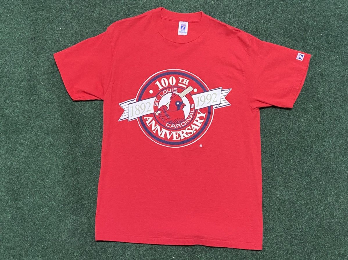 Vintage 1992 St Louis Cardinals 100 Year Anniversary Tee | Grailed