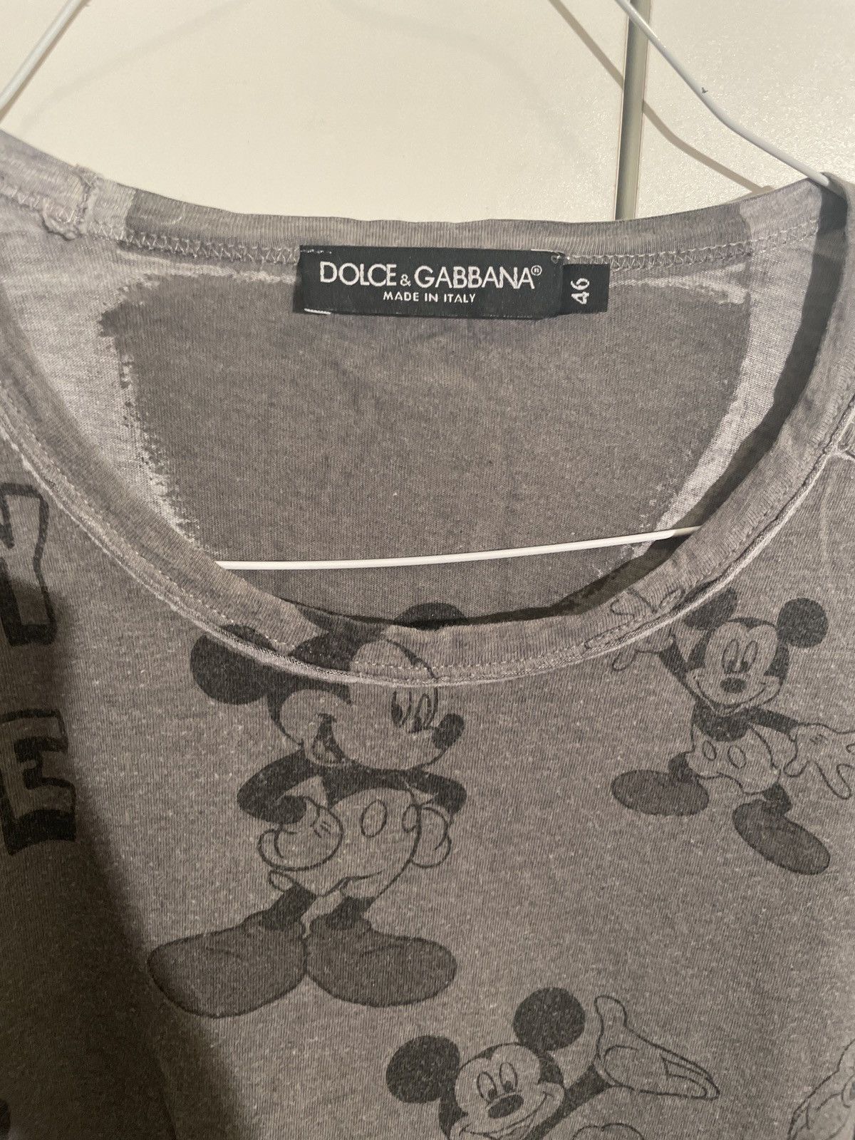 Disney Dolce & Gabbana x Disney Mickey all over print tee sz 46 Size US M / EU 48-50 / 2 - 2 Thumbnail