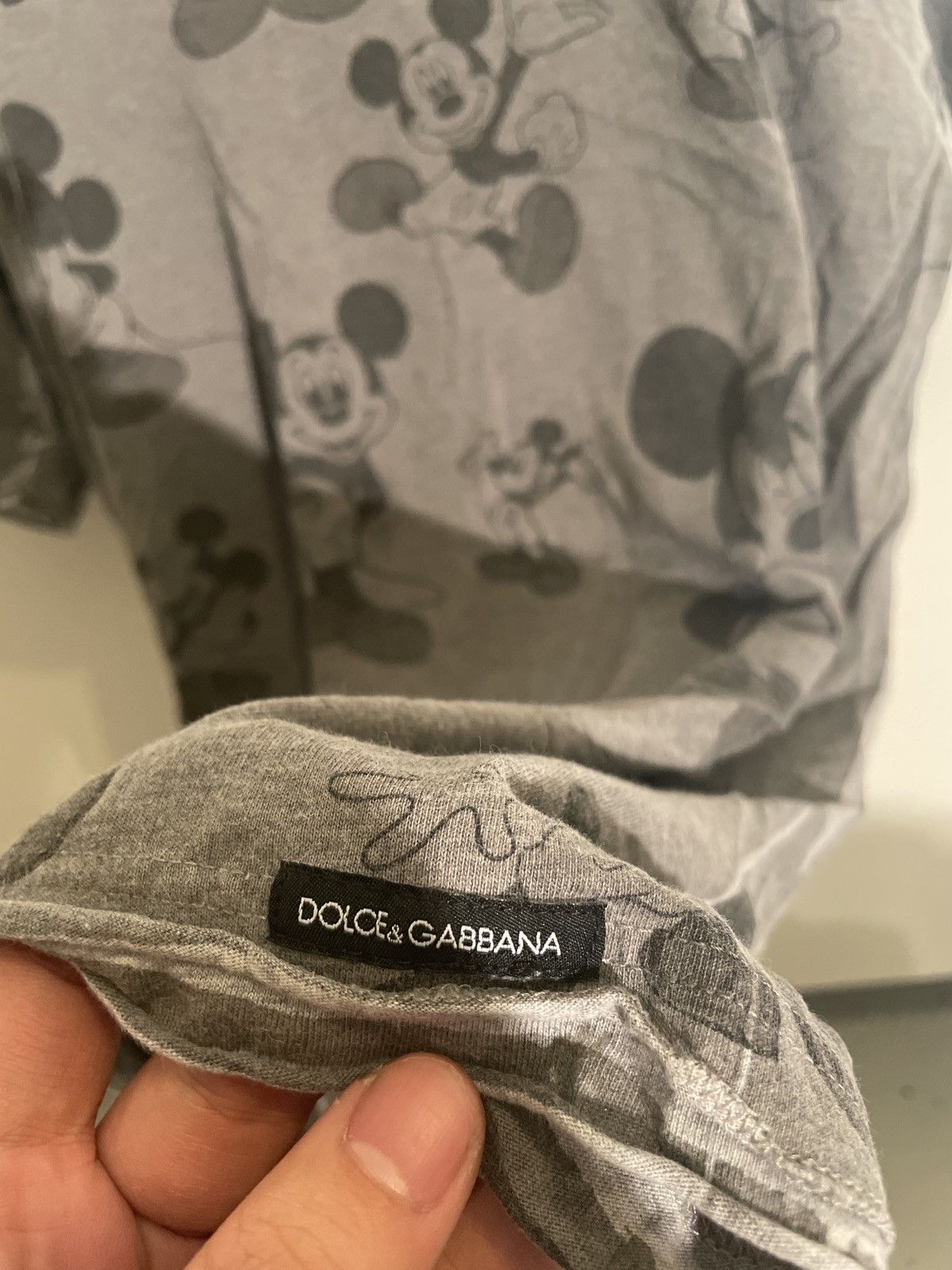 Disney Dolce & Gabbana x Disney Mickey all over print tee sz 46 Size US M / EU 48-50 / 2 - 3 Thumbnail