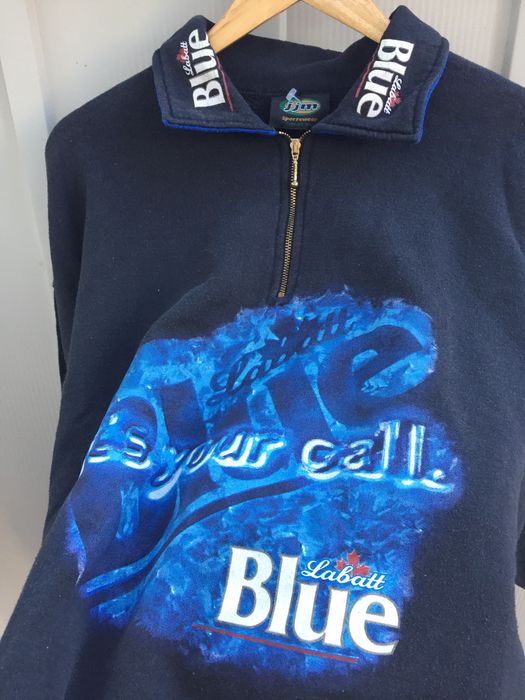 Vintage Vintage 90s Labatts Blue Beer Sweatshirt Grailed