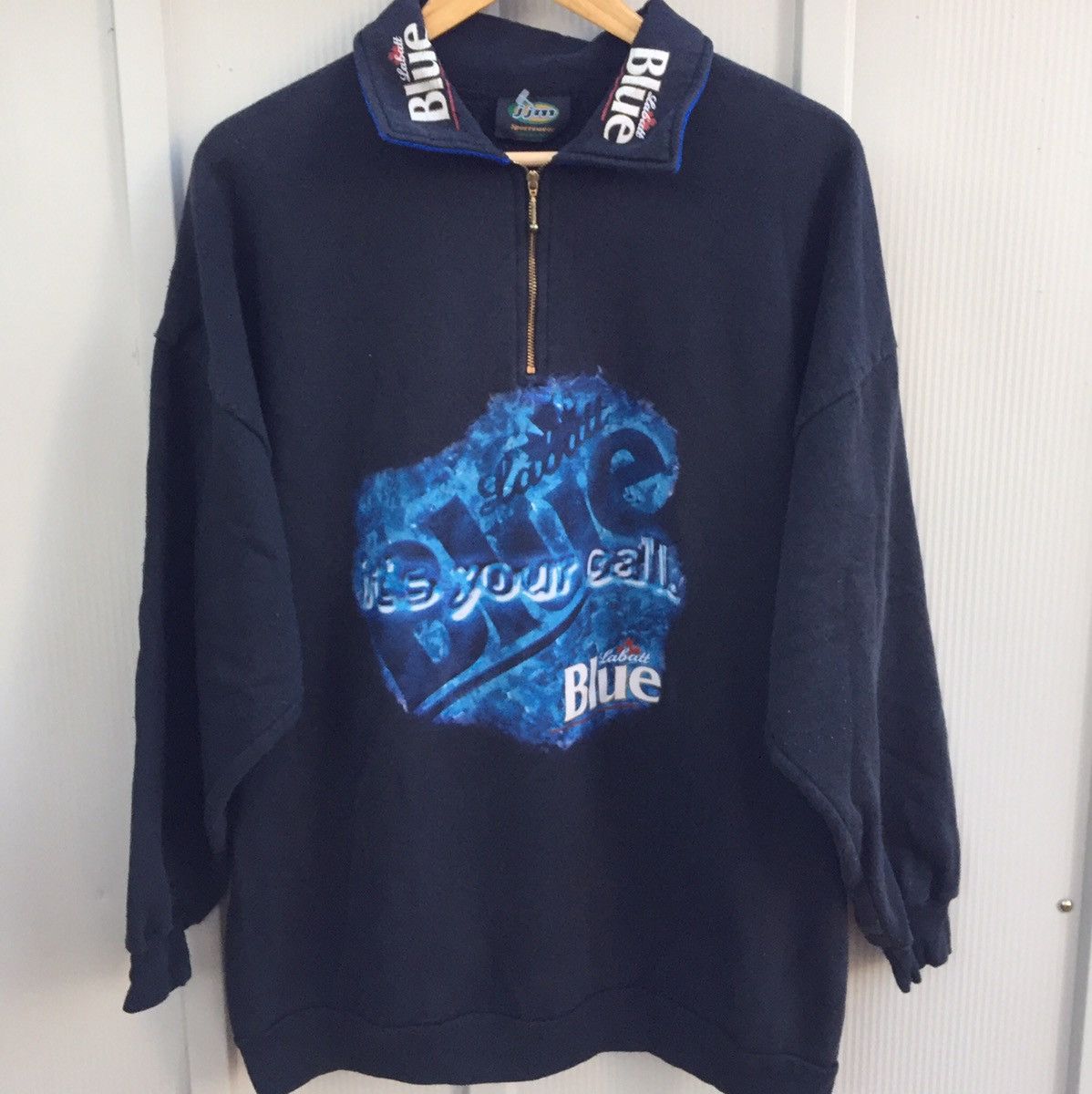 Vintage Vintage 90s Labatts Blue Beer Sweatshirt Grailed