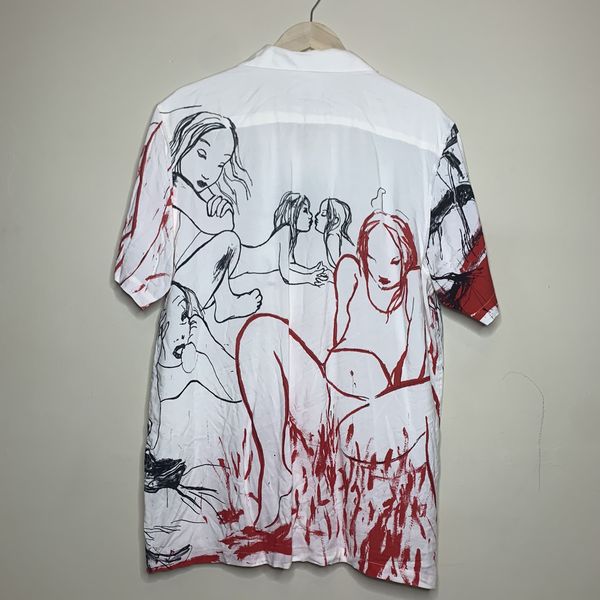 Supreme Supreme FW 19 Rita Ackermann Rayon S/S Shirt | Grailed