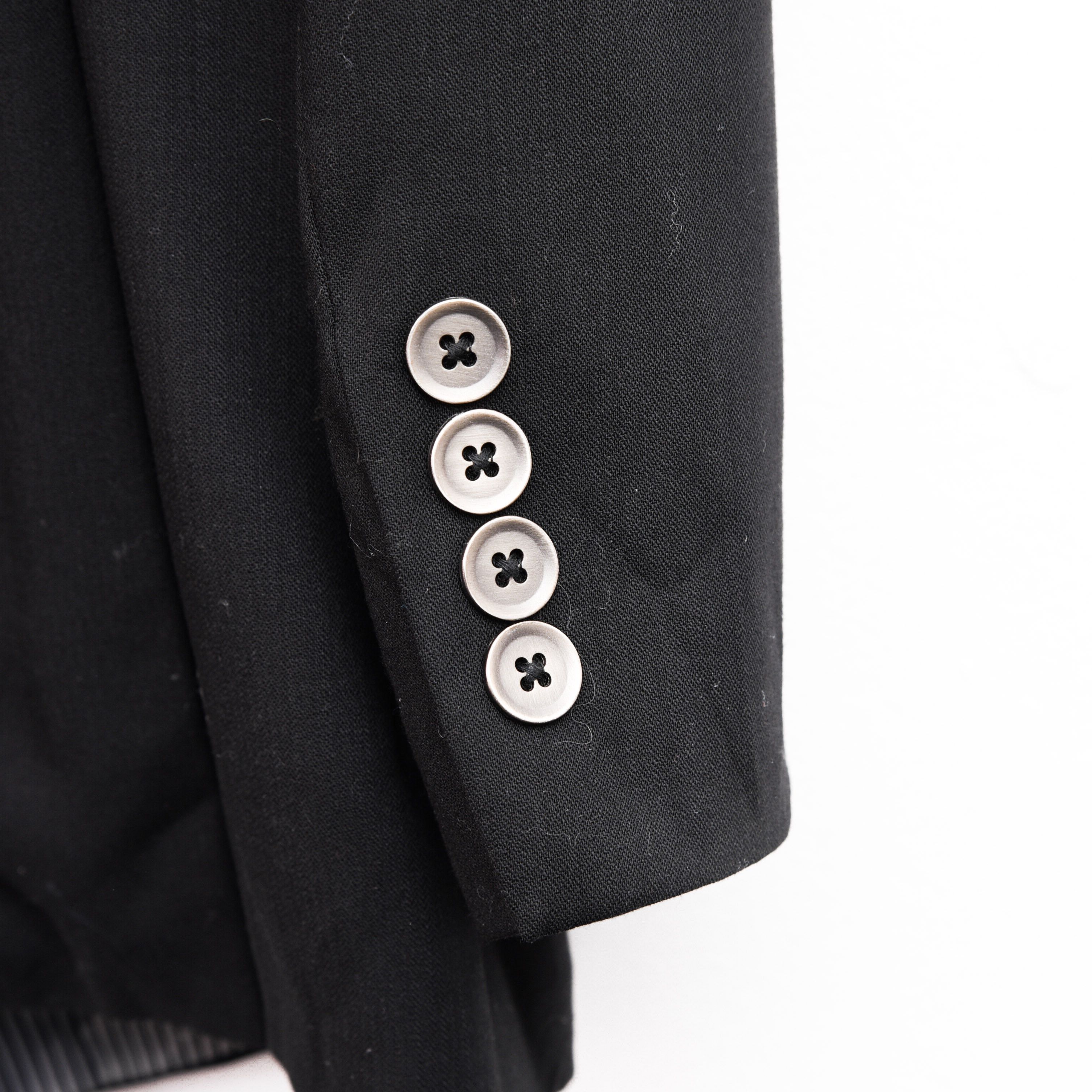 Calvin Klein CALVIN KLEIN Wool Blazer Black Coat Suit Sport Jacket Top Size 42S - 5 Thumbnail