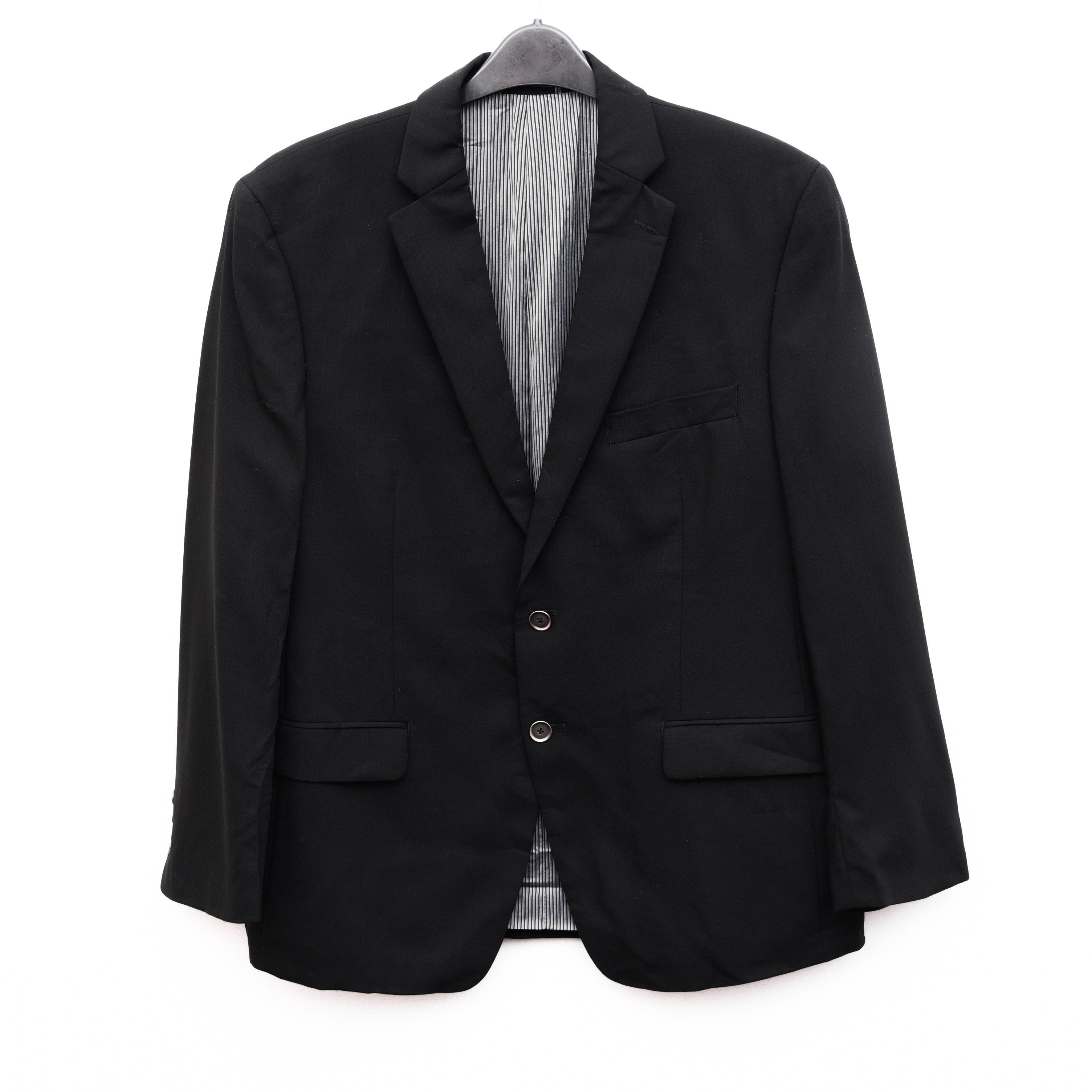 Calvin Klein CALVIN KLEIN Wool Blazer Black Coat Suit Sport Jacket Top Size 42S - 1 Thumbnail