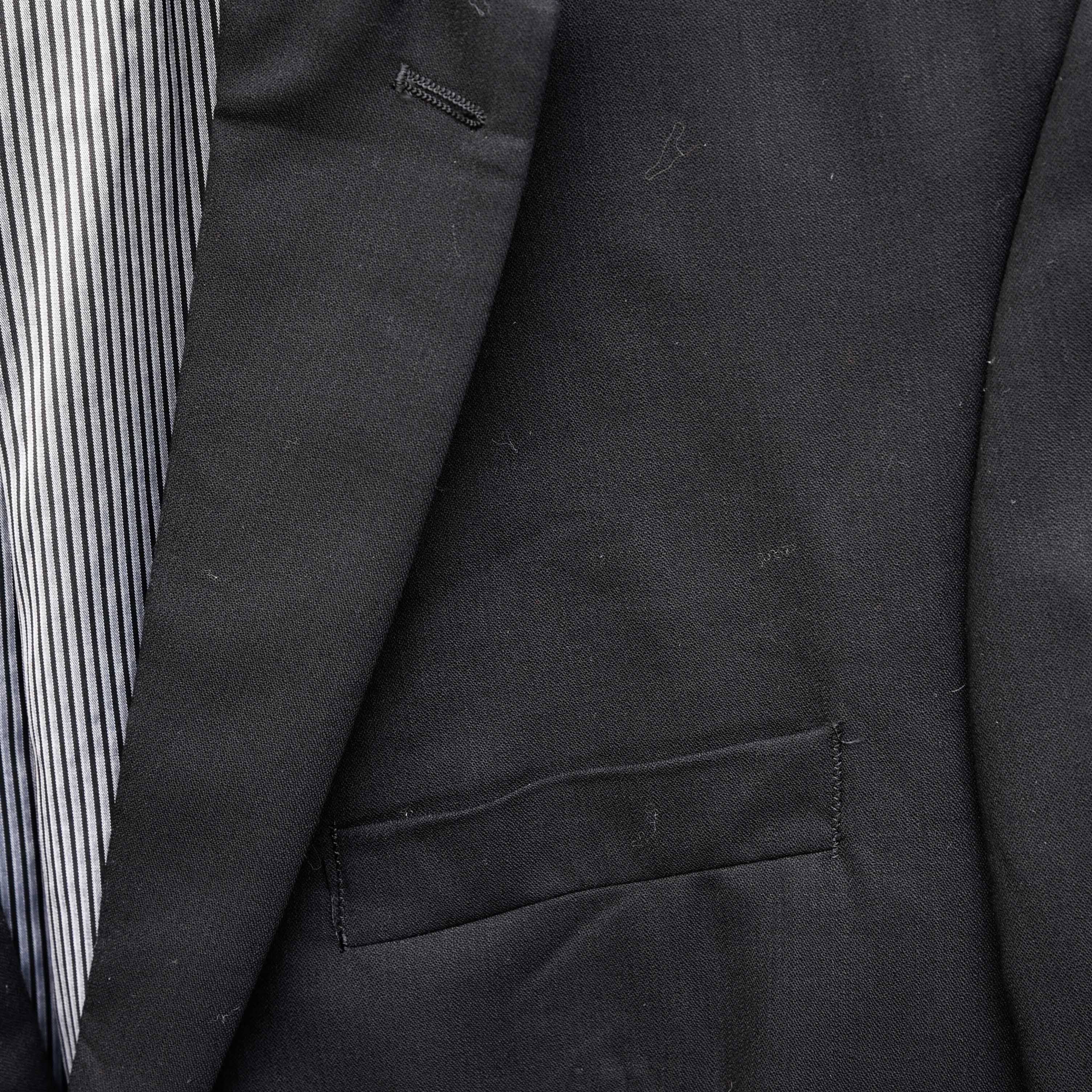 Calvin Klein CALVIN KLEIN Wool Blazer Black Coat Suit Sport Jacket Top Size 42S - 4 Thumbnail