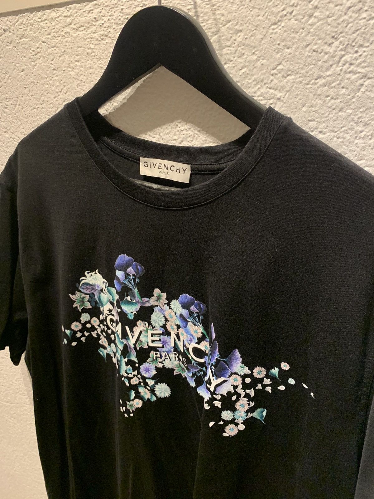 Givenchy Givenchy Black Logo Floral T-Shirt RRP 490$ Size US L / EU 52-54 / 3 - 3 Thumbnail