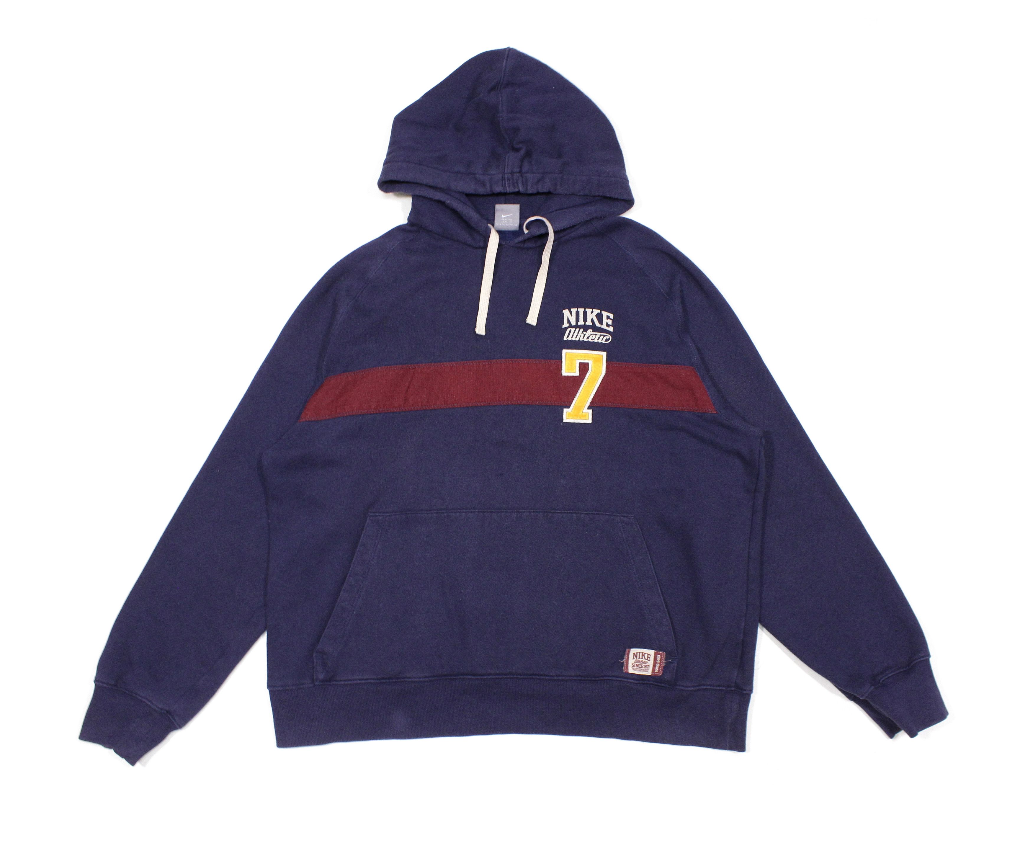 Nike 90S Logo Athletic Hoodie Size US XL / EU 56 / 4 - 1 Thumbnail
