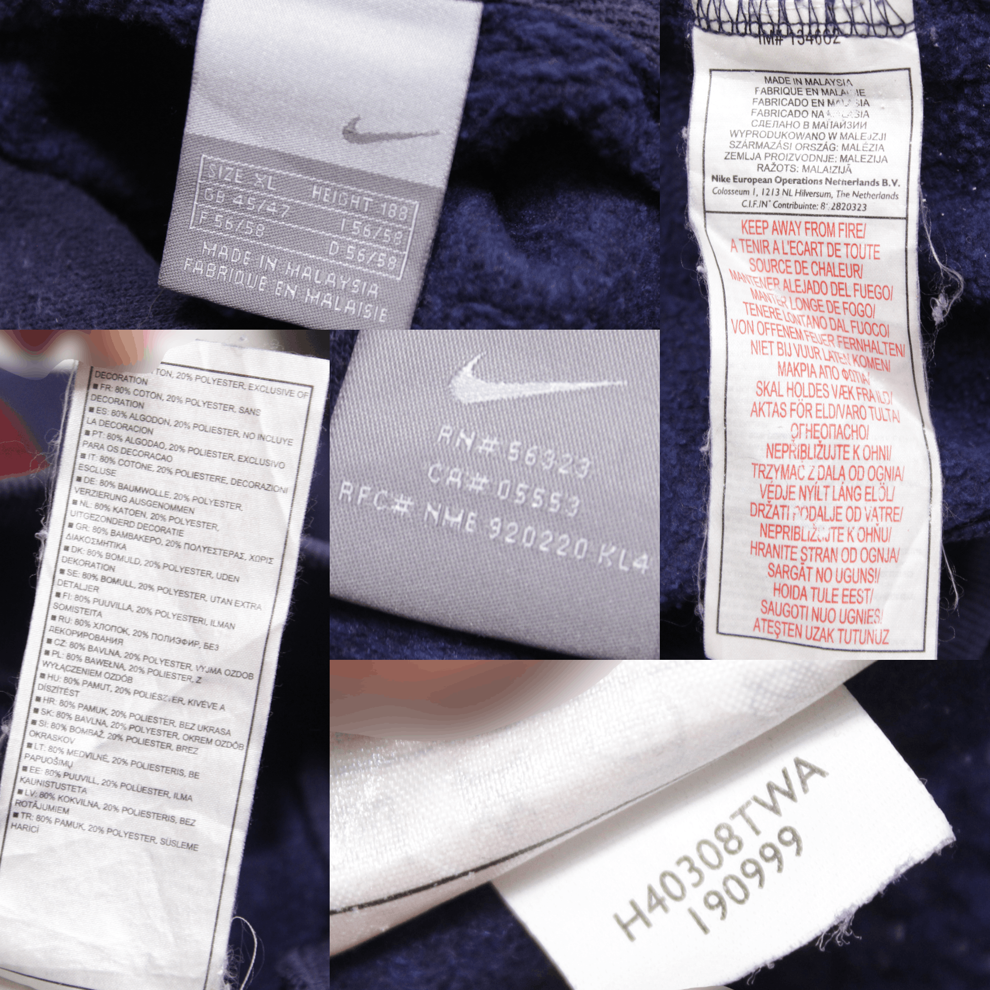 Nike 90S Logo Athletic Hoodie Size US XL / EU 56 / 4 - 12 Thumbnail