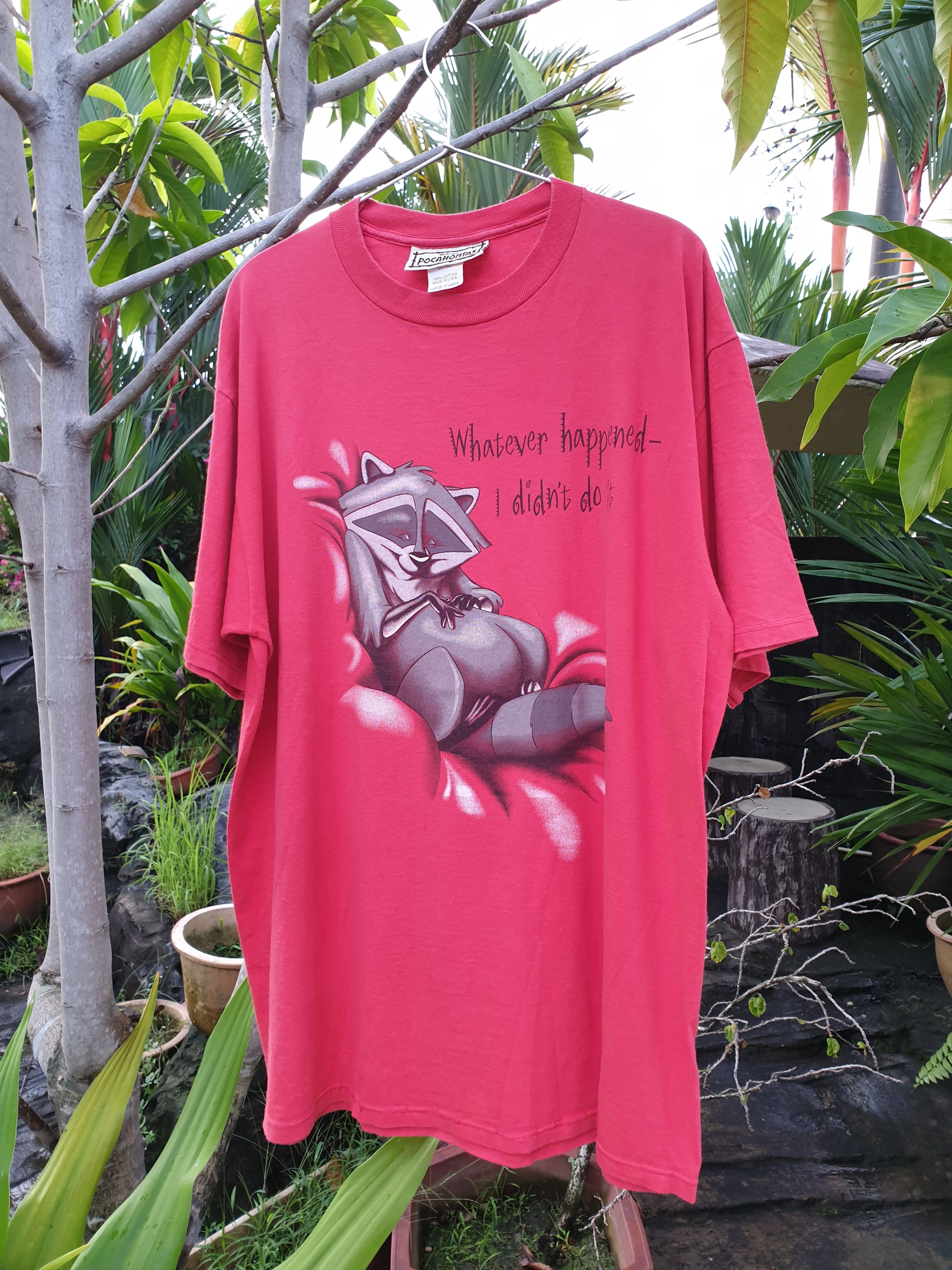 Vintage Vintage Disney Pocahontas Meeko tee Size US XL / EU 56 / 4 - 1 Thumbnail