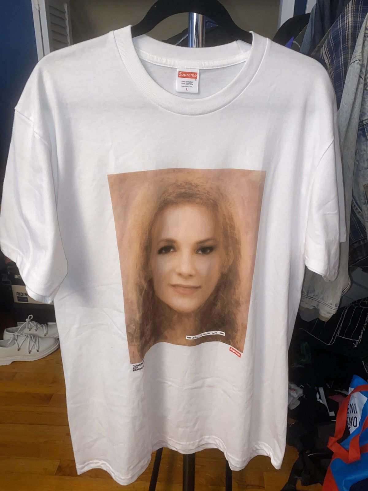 Supreme stormy daniels tee sale