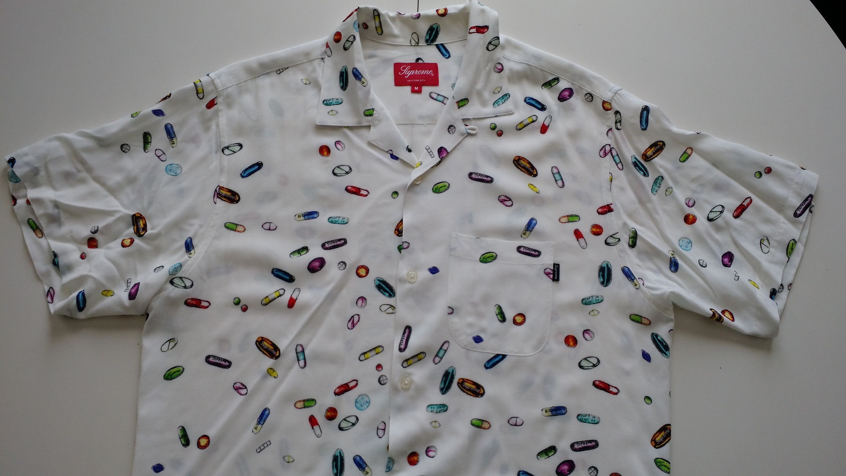 Supreme Supreme Pills Rayon Shirt | Grailed