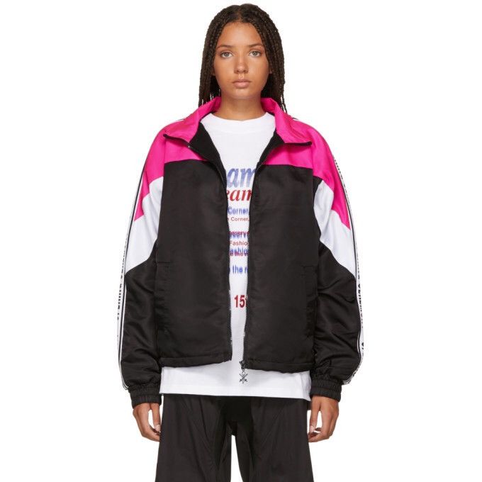 Nylon warm up jacket deals