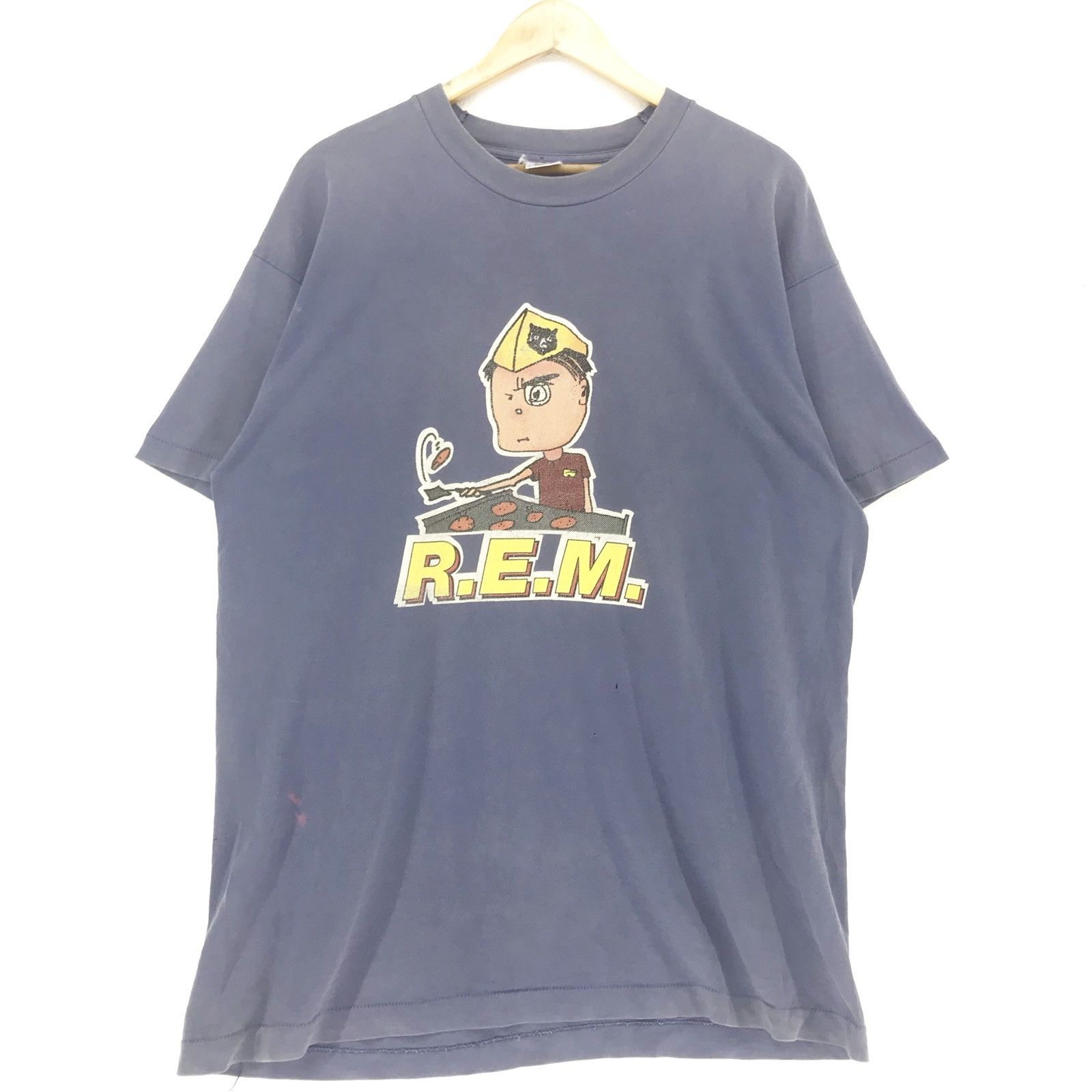 Band Tees × Vintage Vintage 90s R.E.M Band T-shirts Size US XL / EU 56 / 4 - 1 Thumbnail