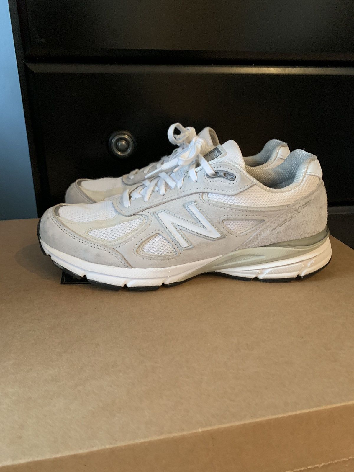 New Balance New Balance 990v4 Nimbus Cloud White | Grailed