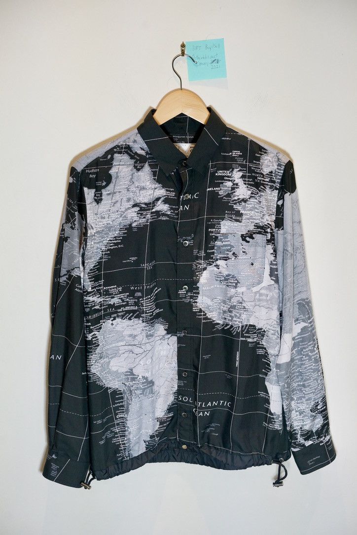 Sacai SS20 World Map Shirt (BNWT) | Grailed 