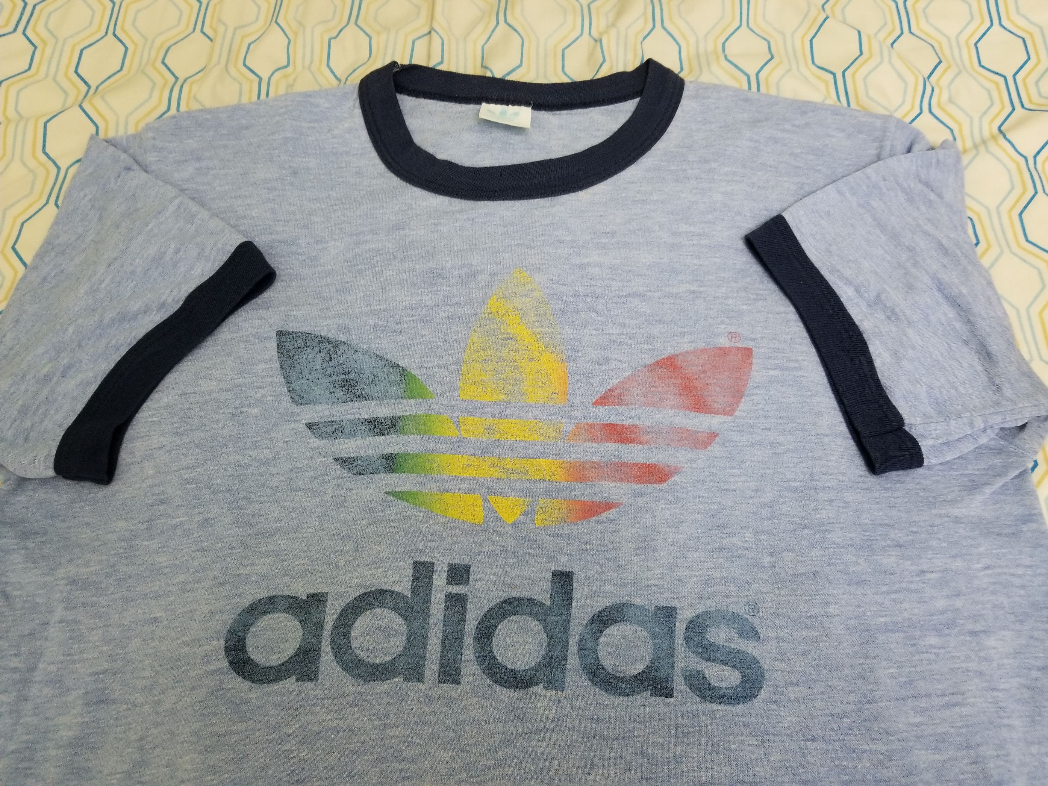 Adidas rainbow shirt on sale