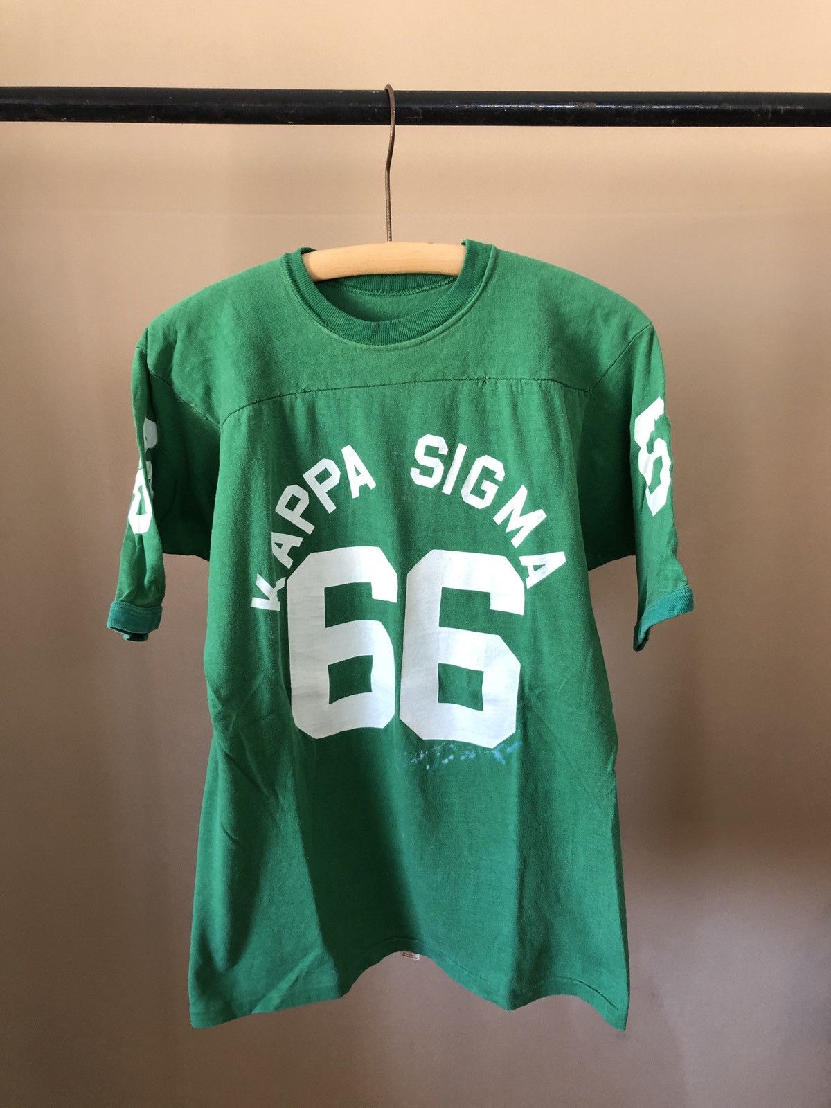 Vintage 70s Kappa Sigma Football Jersey Distressed