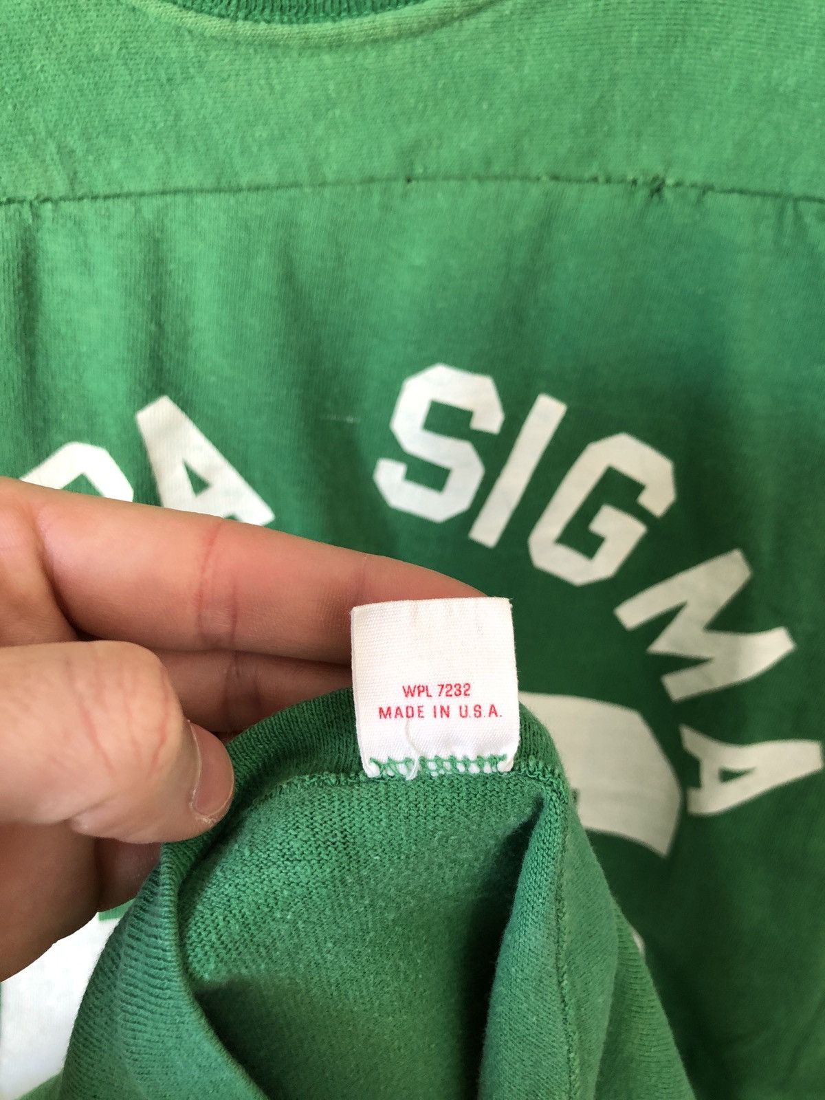 Vintage Vintage 70s Kappa Sigma Football Jersey Distressed Size US L / EU 52-54 / 3 - 7 Thumbnail
