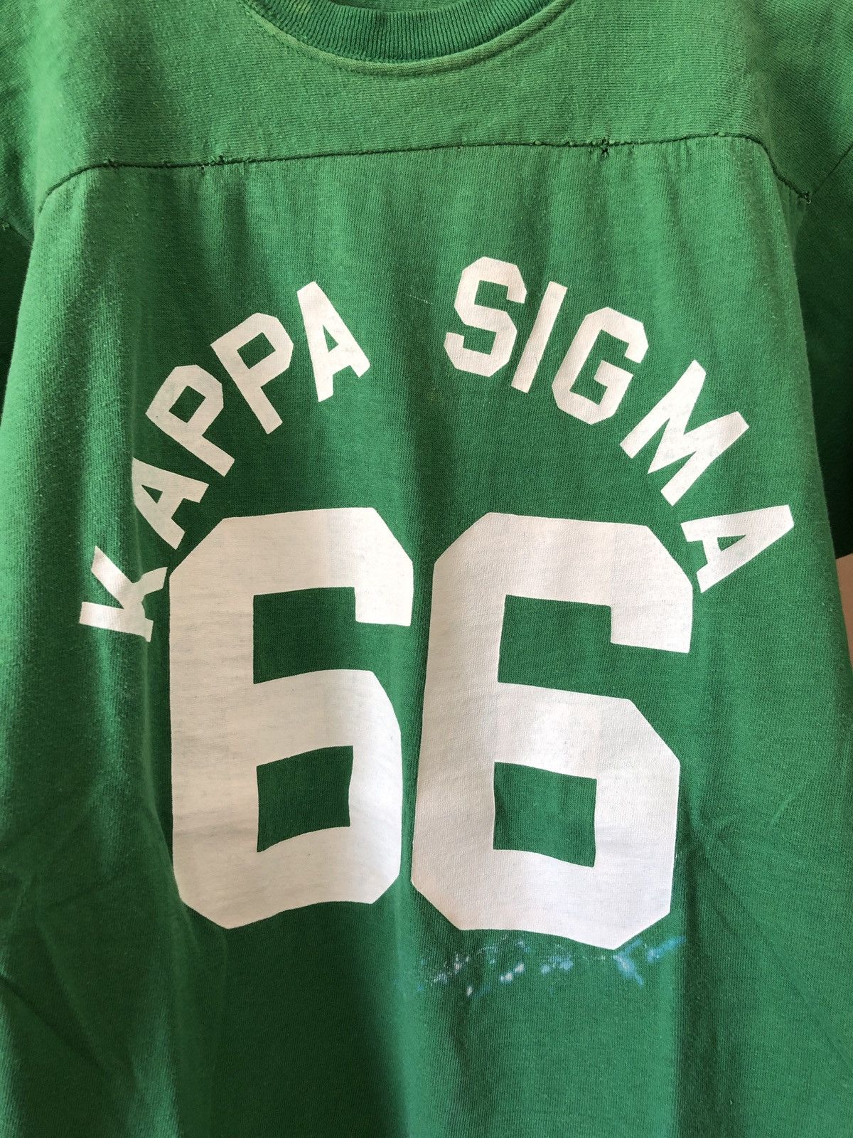 Vintage Vintage 70s Kappa Sigma Football Jersey Distressed Size US L / EU 52-54 / 3 - 2 Thumbnail