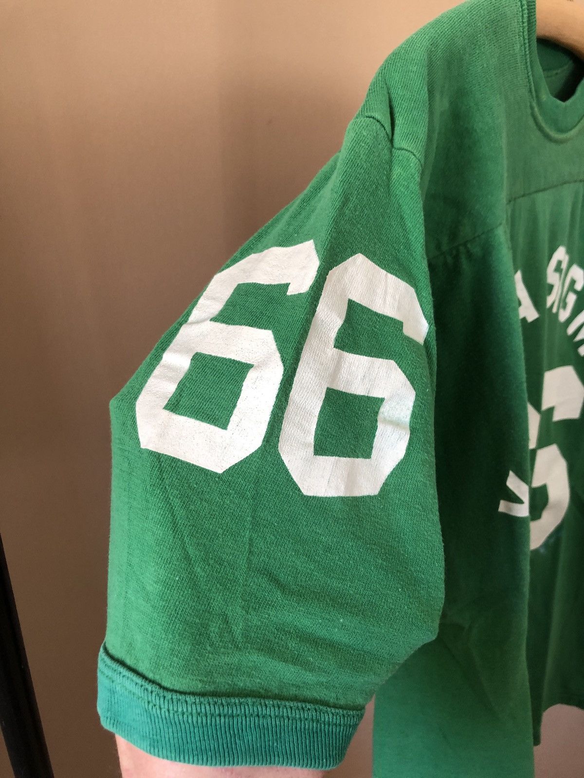 Vintage Vintage 70s Kappa Sigma Football Jersey Distressed Size US L / EU 52-54 / 3 - 3 Thumbnail