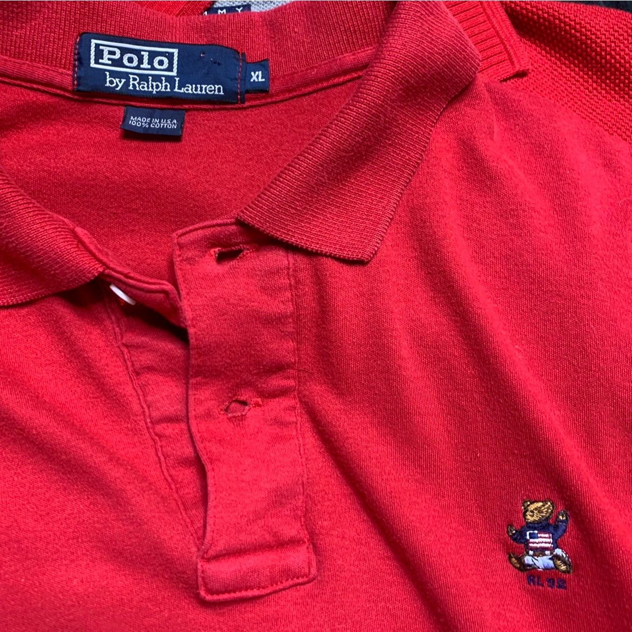Polo Ralph Lauren rl 92 polo bear polo 90's Size US XL / EU 56 / 4 - 4 Preview
