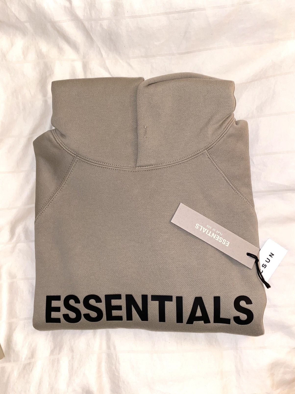 Fear of God Essentials Olive Hoodie