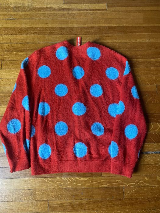 Supreme Supreme Polka Dot Cardigan | Grailed