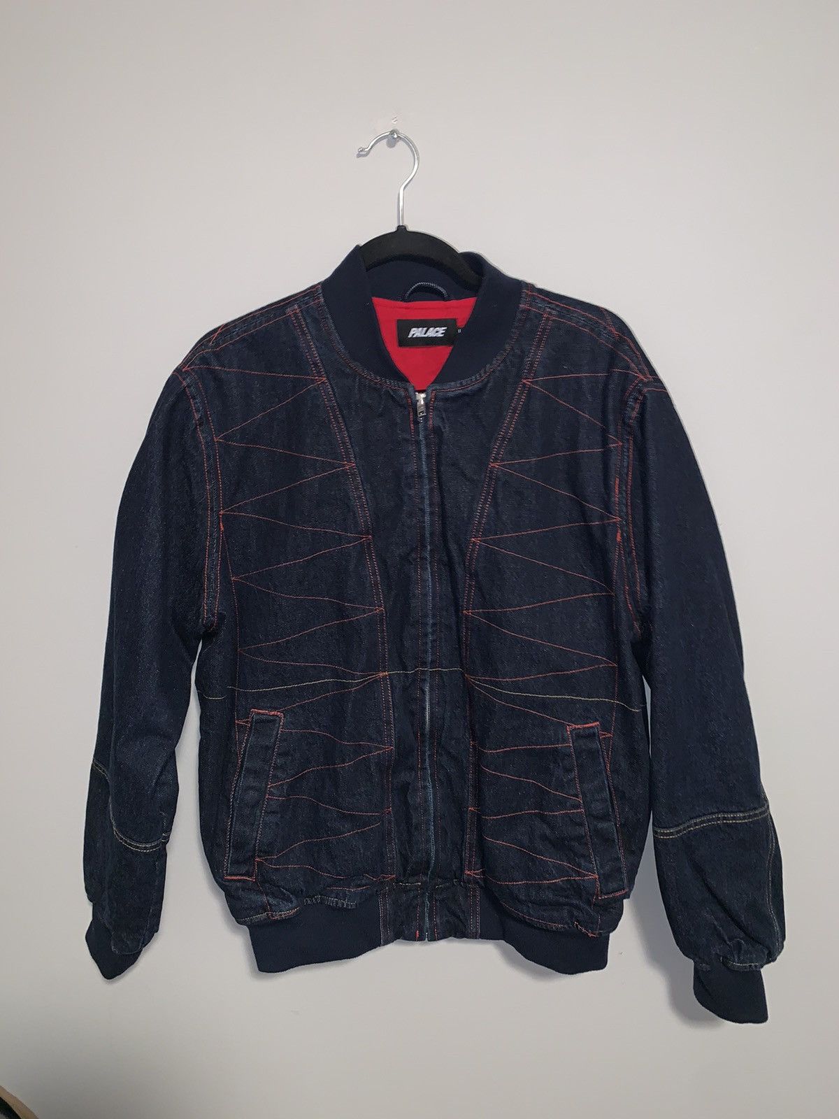 Palace Lique Denim Jacket Mid Stone Wash