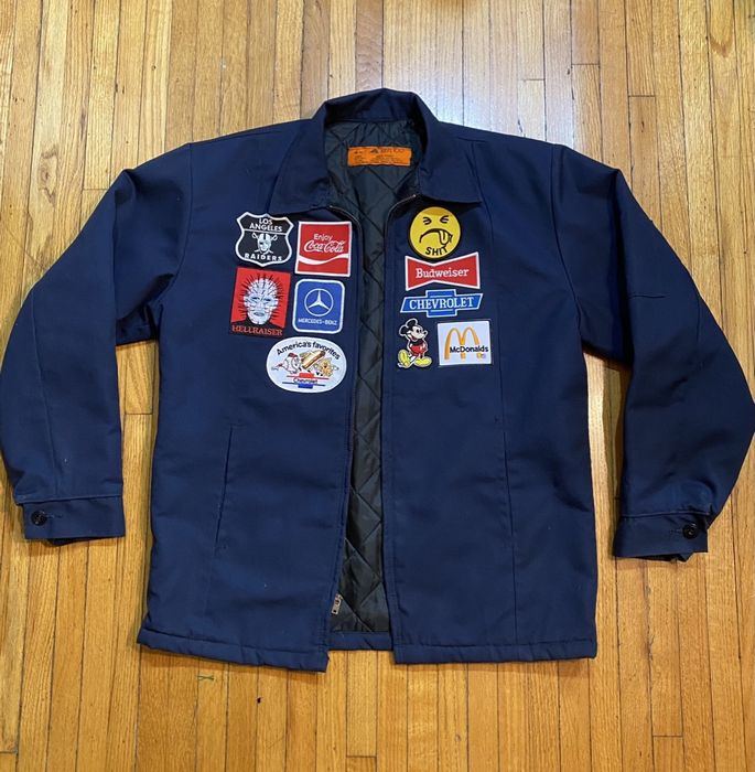 Vintage 1/1 Vintage navy 60's red kap mechanic jacket