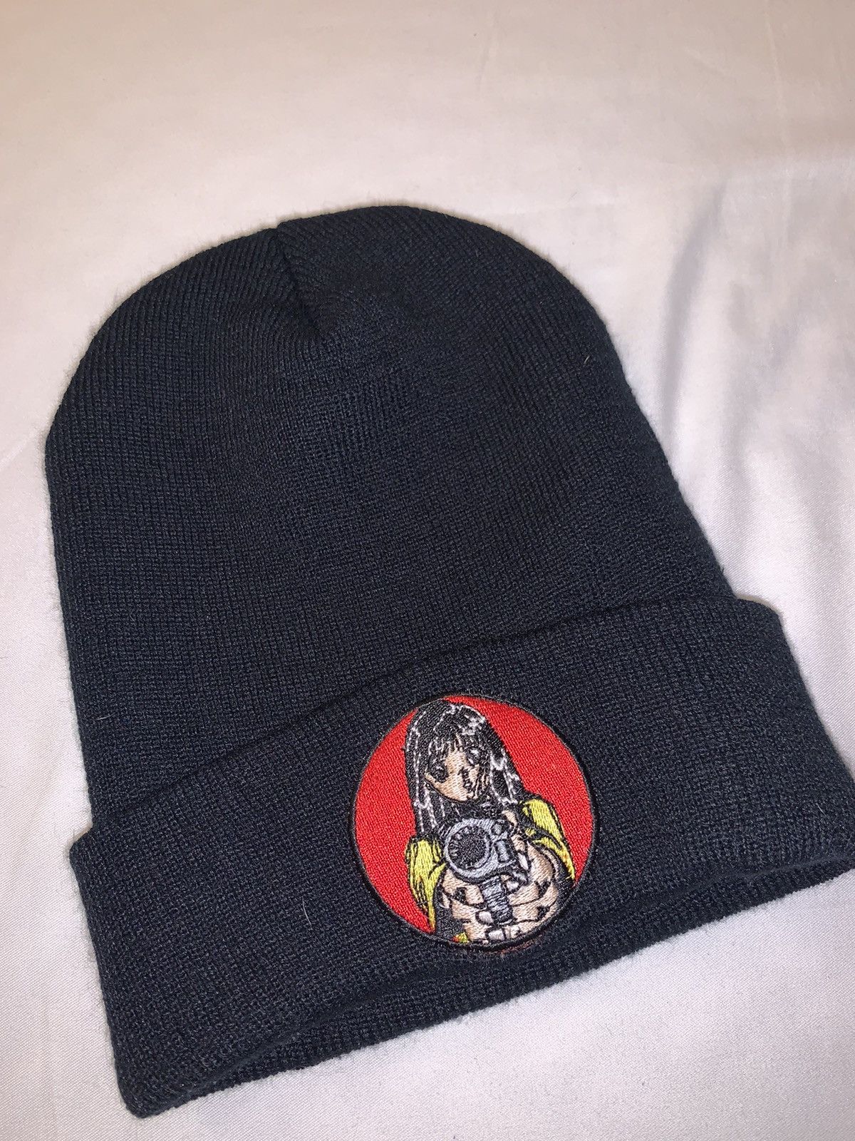 image of Hook Ups Hook-Ups Beanie Barrel Of A Gun in Black, Men's