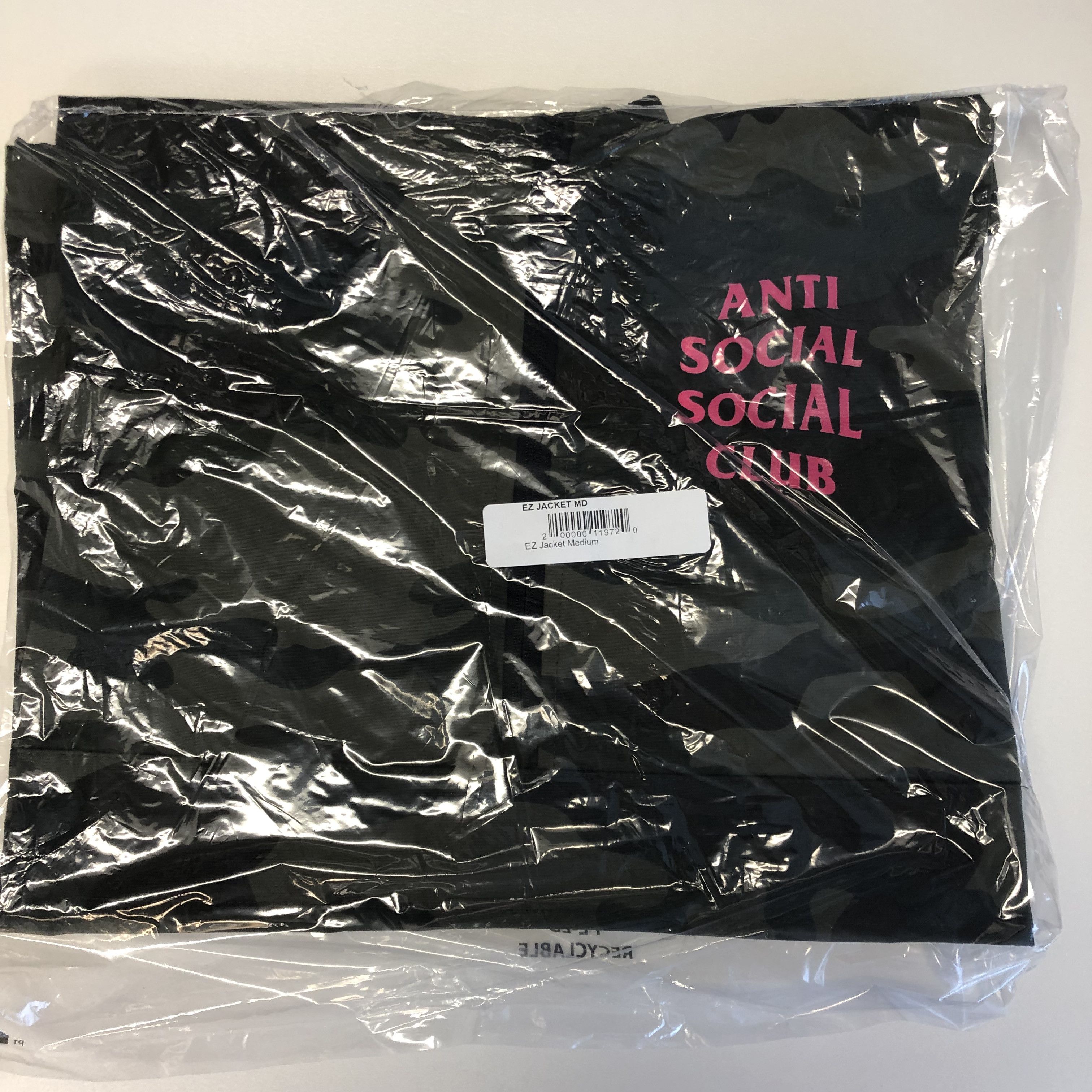 Anti Social Social Club DS ASSC Pink Logo Camo EZ Jacket Windbreaker in hand Size US M / EU 48-50 / 2 - 1 Thumbnail