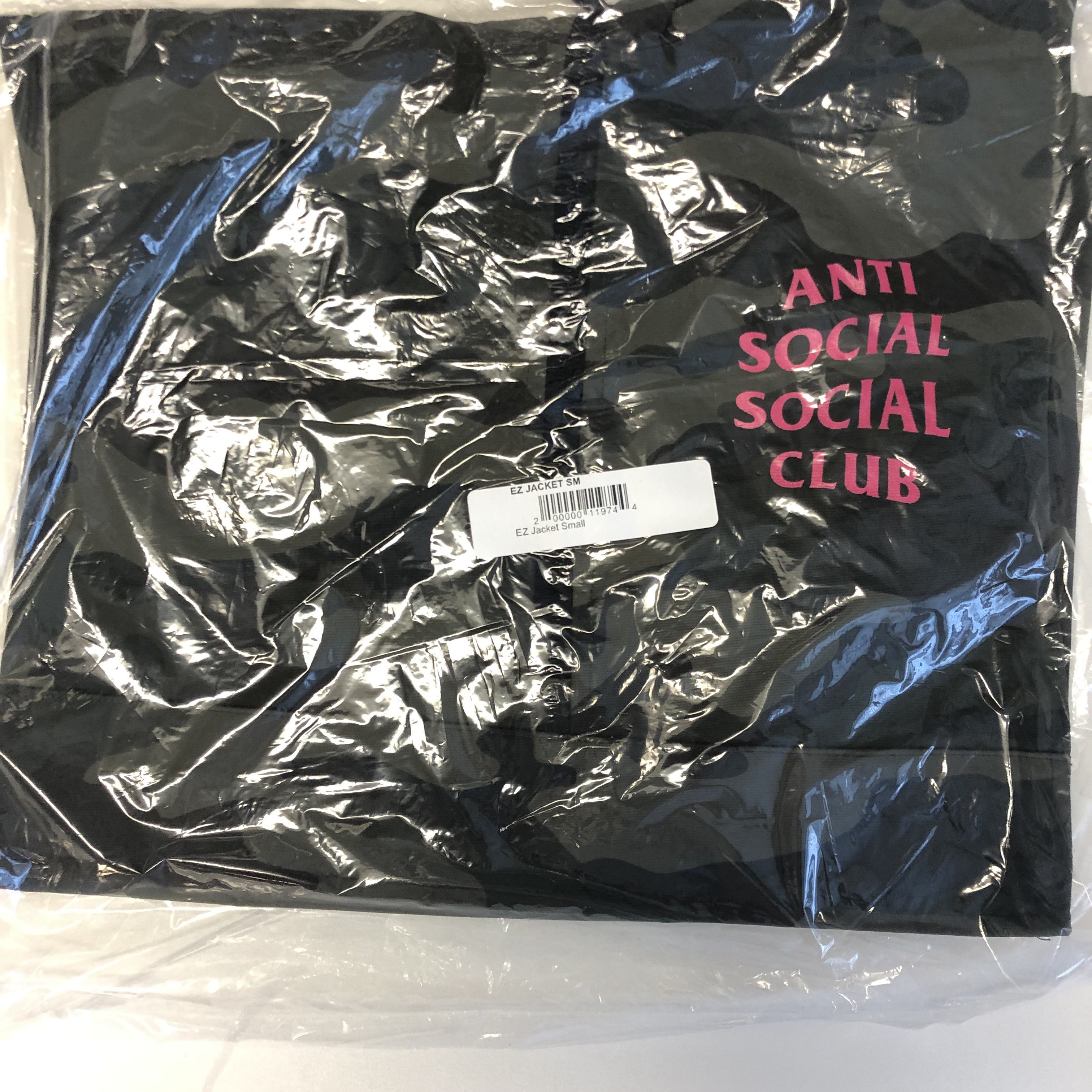 Anti Social Social Club DS ASSC Pink Logo Camo EZ Jacket Windbreaker in hand Bape Size US S / EU 44-46 / 1 - 2 Thumbnail