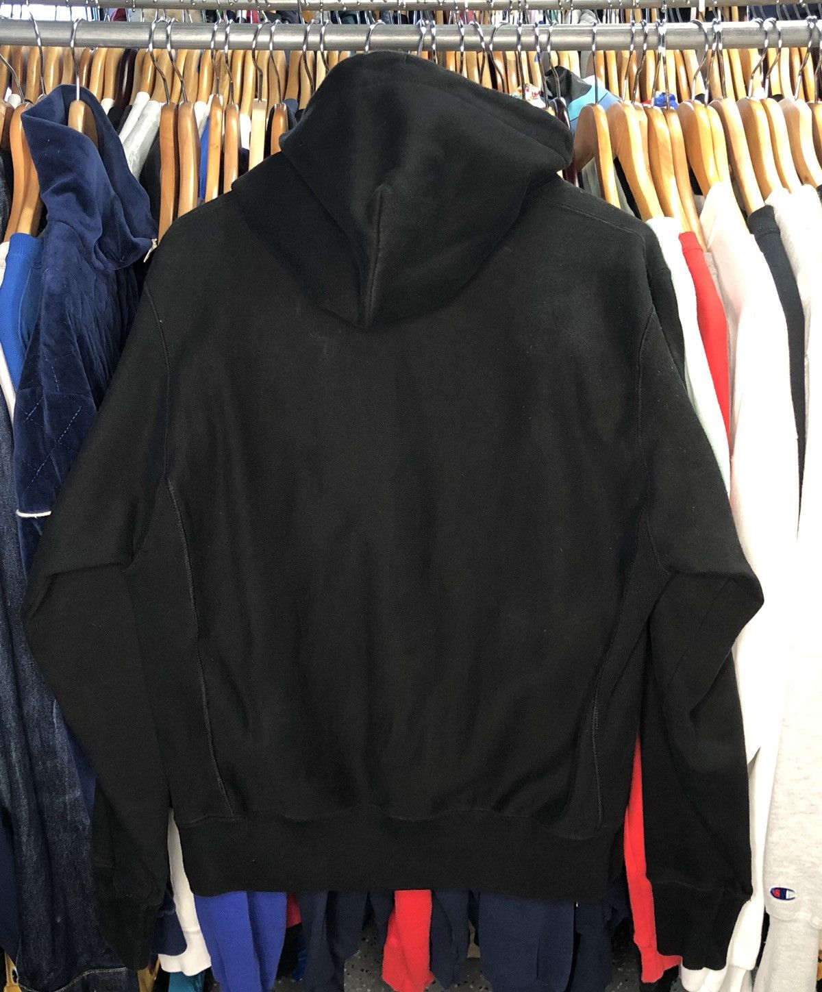 Champion Y2K Champion Reverse Weave Blank Black Sweatshirt Hoodie Size US M / EU 48-50 / 2 - 4 Thumbnail