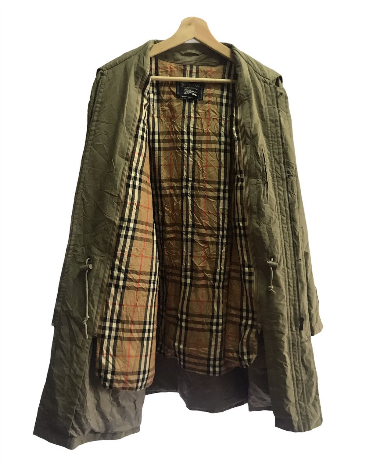 Burberry Vtg Burberrys Novacheck Puffer Lined Jacket Size US L / EU 52-54 / 3 - 1 Thumbnail