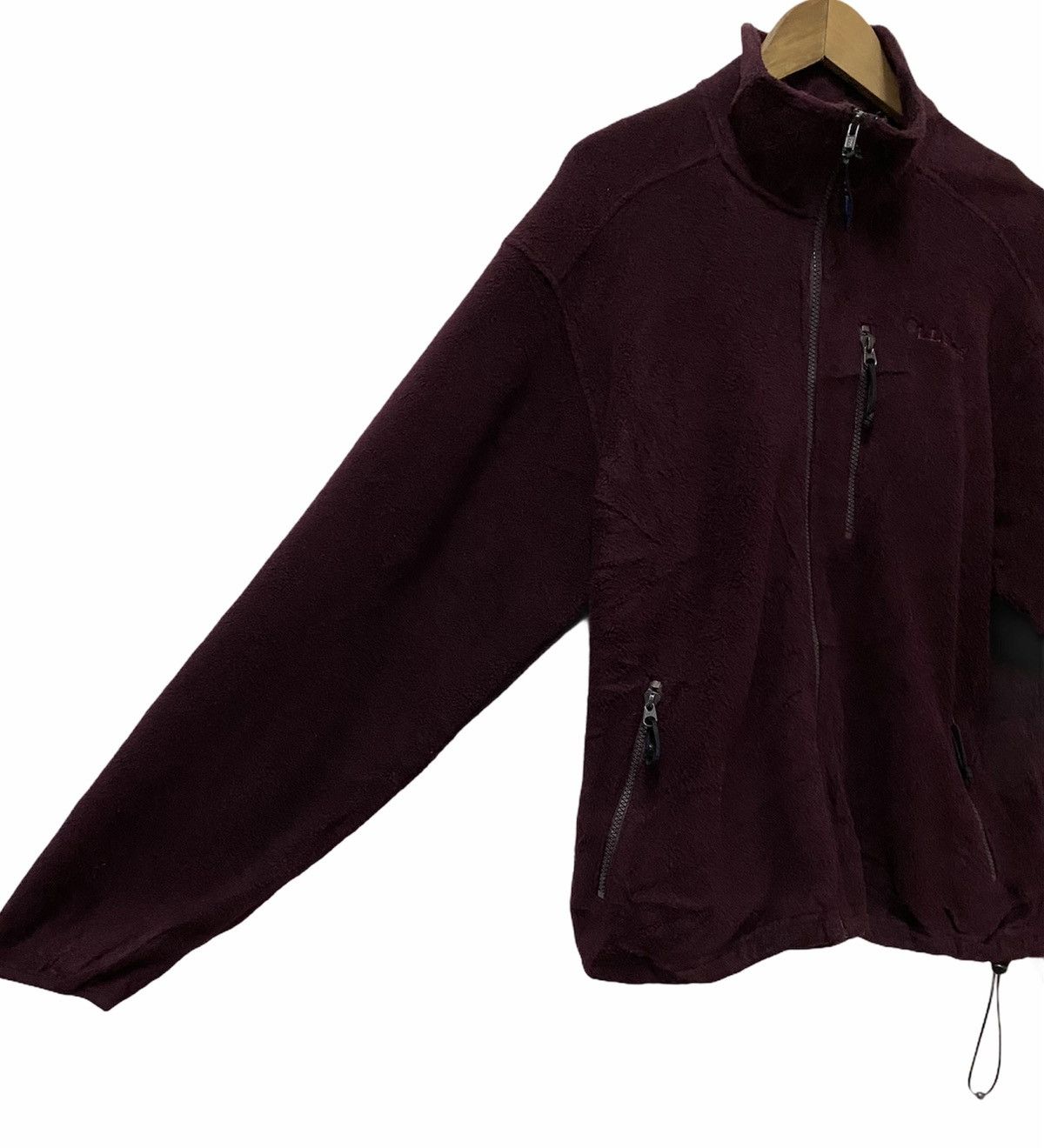 L.L. Bean Vintage L.L Bean Made in USA Rare Maroon Fleece Jacket Size US M / EU 48-50 / 2 - 6 Thumbnail