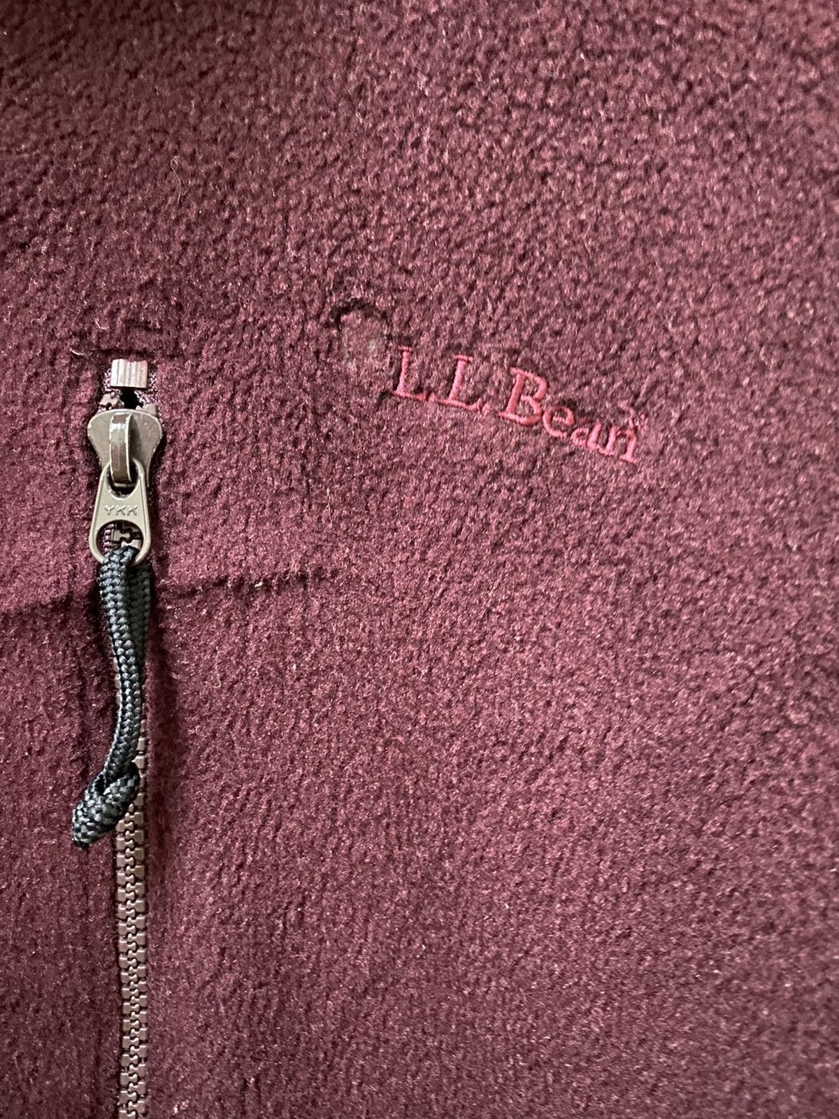 L.L. Bean Vintage L.L Bean Made in USA Rare Maroon Fleece Jacket Size US M / EU 48-50 / 2 - 7 Thumbnail