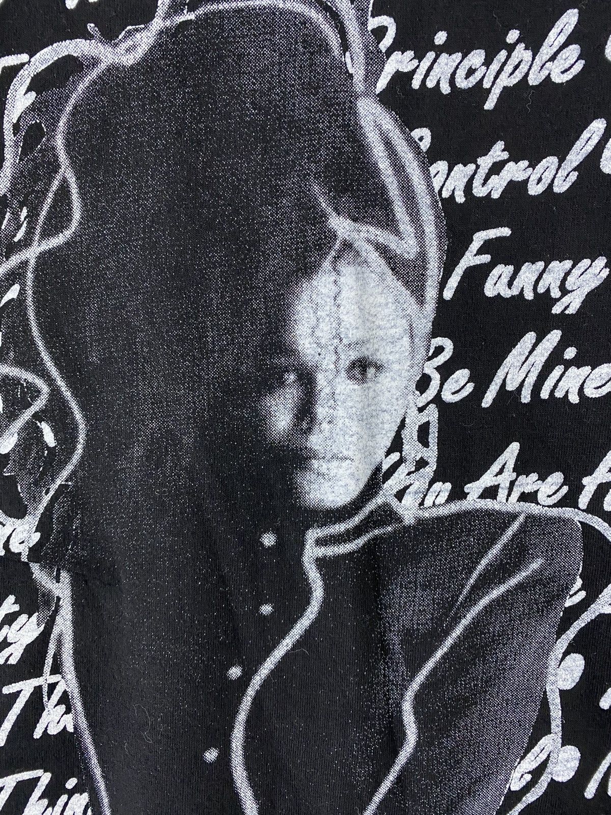 Band Tees vintage 1994 JANET JACKSON because of love rare t-shirts Size US L / EU 52-54 / 3 - 4 Thumbnail
