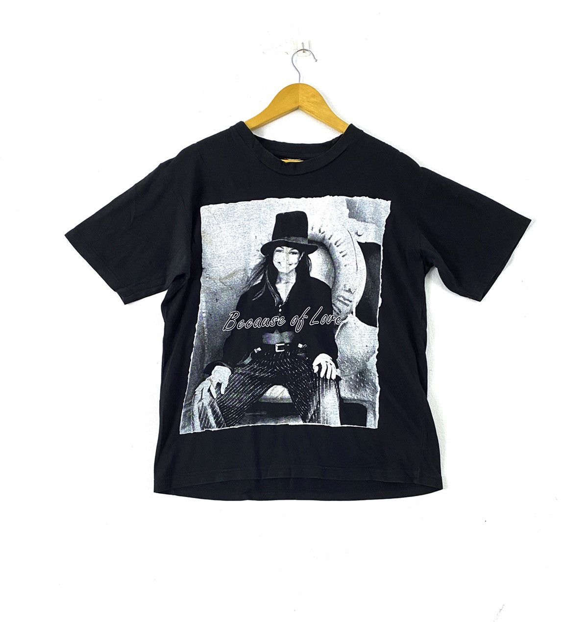 Band Tees vintage 1994 JANET JACKSON because of love rare t-shirts Size US L / EU 52-54 / 3 - 2 Thumbnail