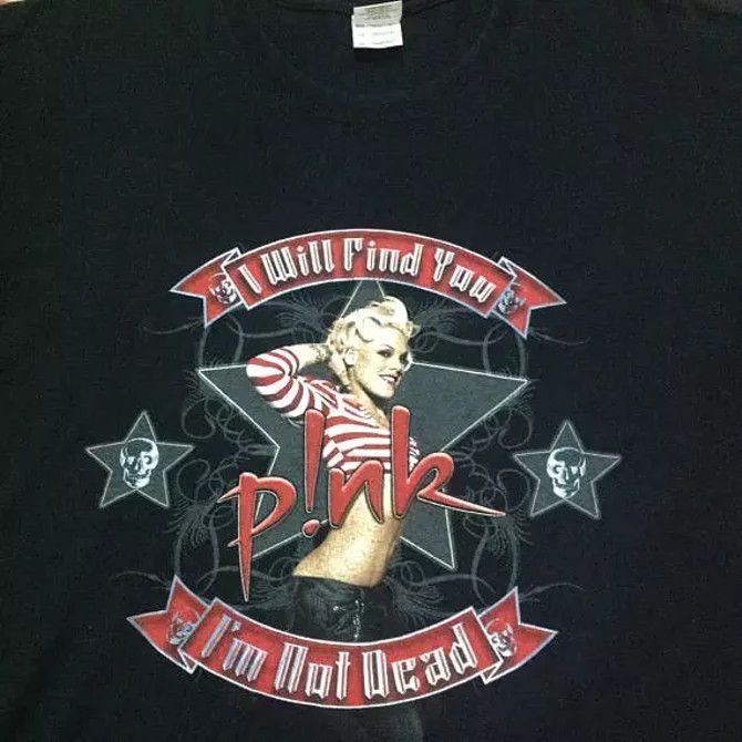 Pink 🔥 2000 PINK TOUR SUNFADED OVERSIZE T SHIRTS Size US XL / EU 56 / 4 - 1 Thumbnail