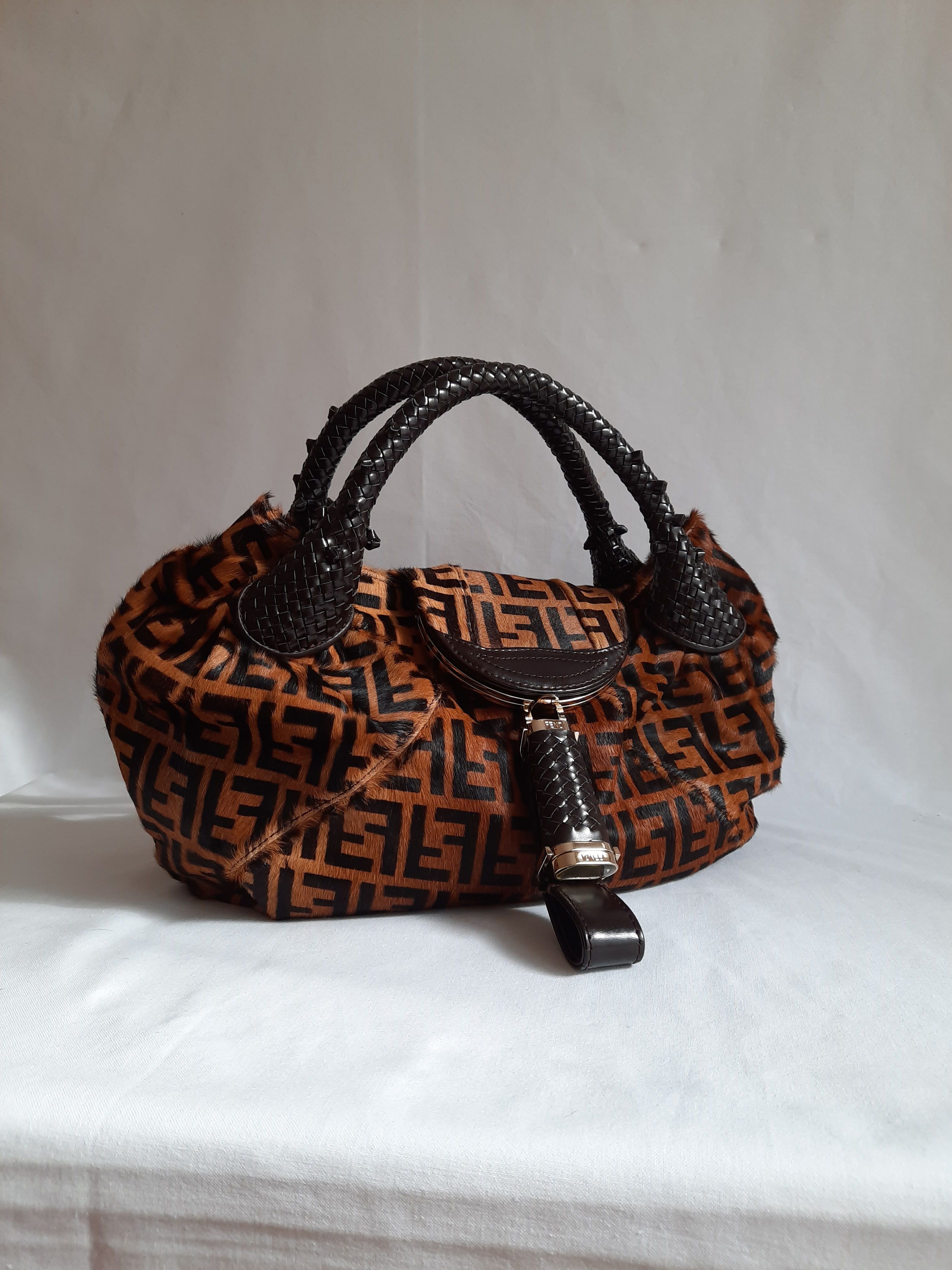 Fendi Fendi Pony Hair Monogram Spy Zucca Bag Limited Edition | Grailed
